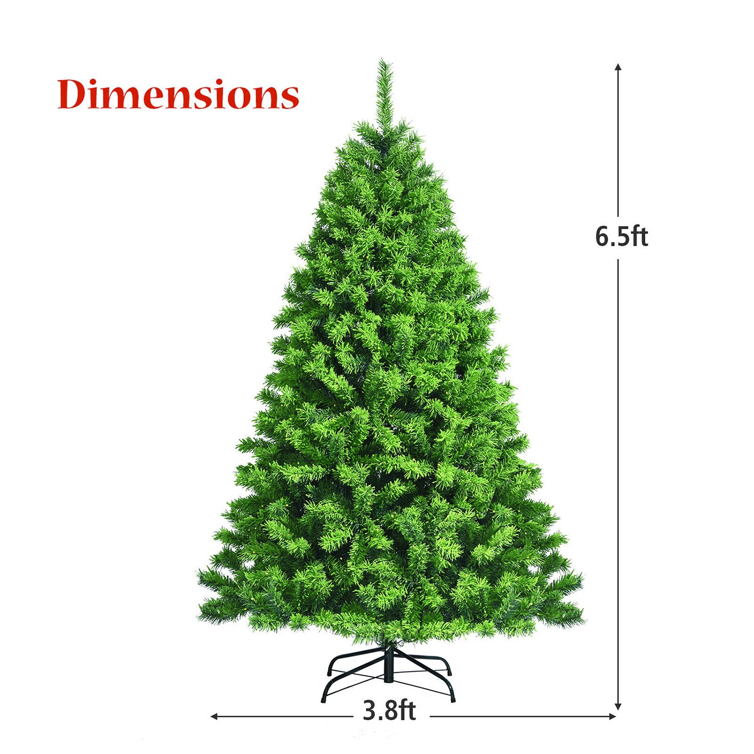 WELLFOR HYJ23578US Artificial-Christmas-Trees - View #6