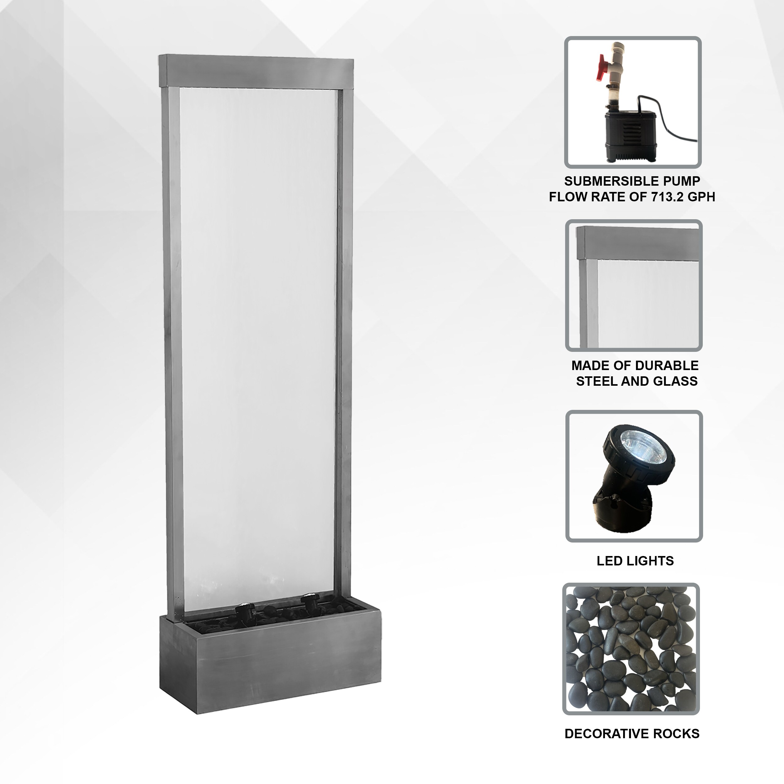 Outer Frame, Pedestal, and Exhibition Name : Acrylic Stand Parts