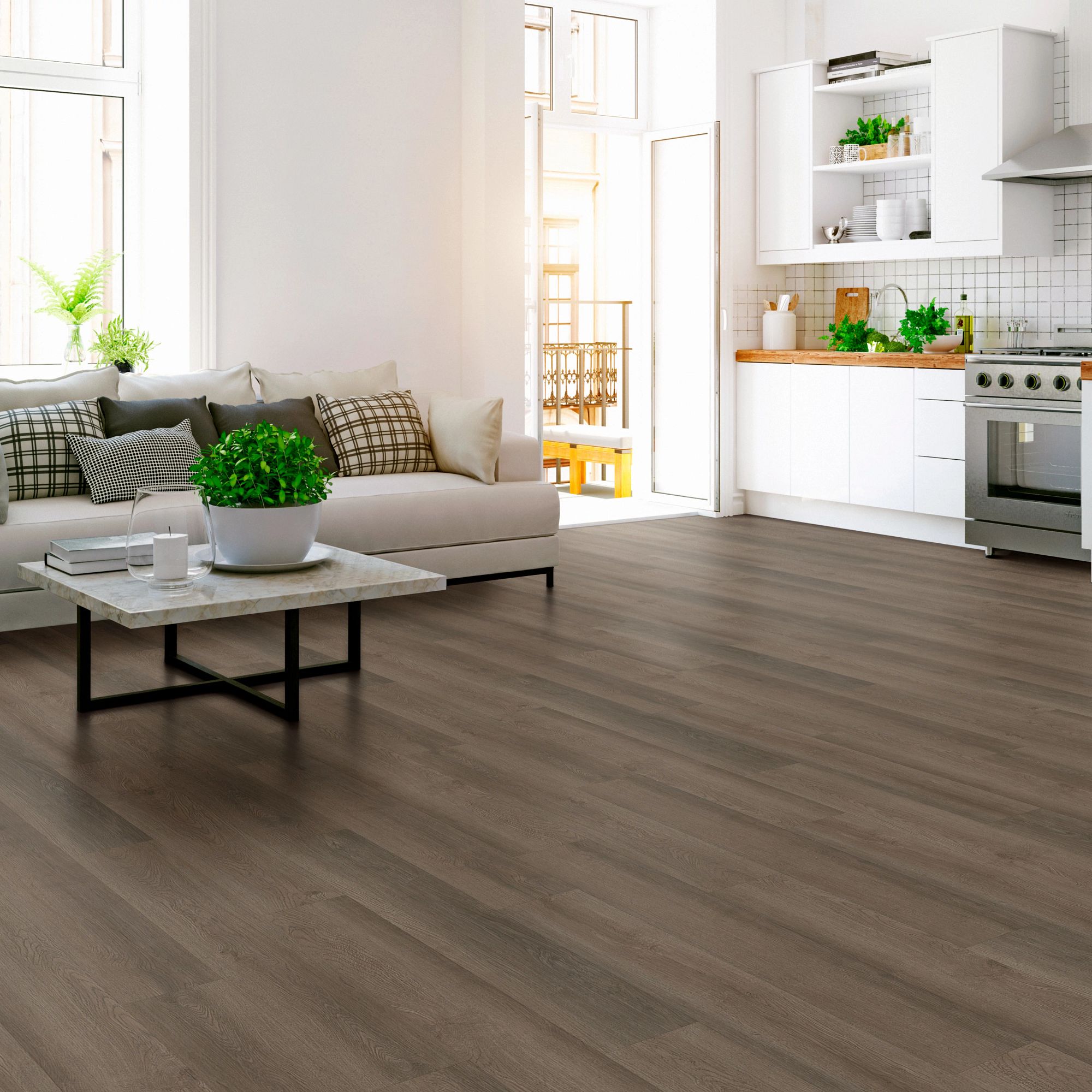 Shaw Boundless 8 Aroma 8-mil x 7-in W x 48-in L Waterproof Glue Down Luxury  Vinyl Plank Flooring in the Vinyl Plank department at