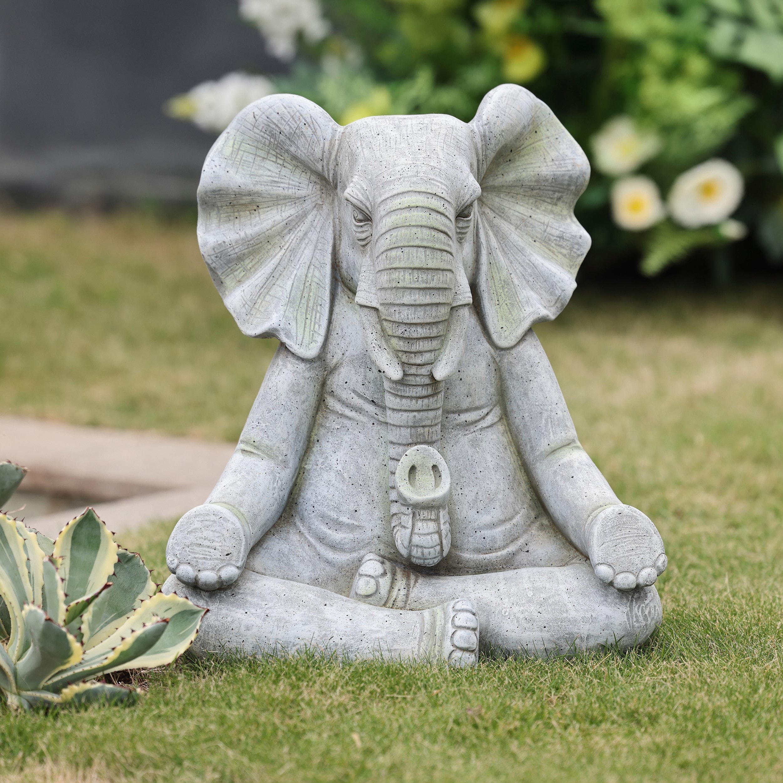 LuxenHome WHST1754 Garden-Statue - View #3