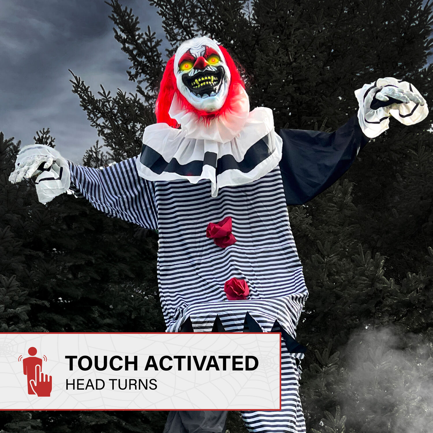 Haunted Hill Farm HHCLOWN-40FLSA Halloween-Animatronics - View #4