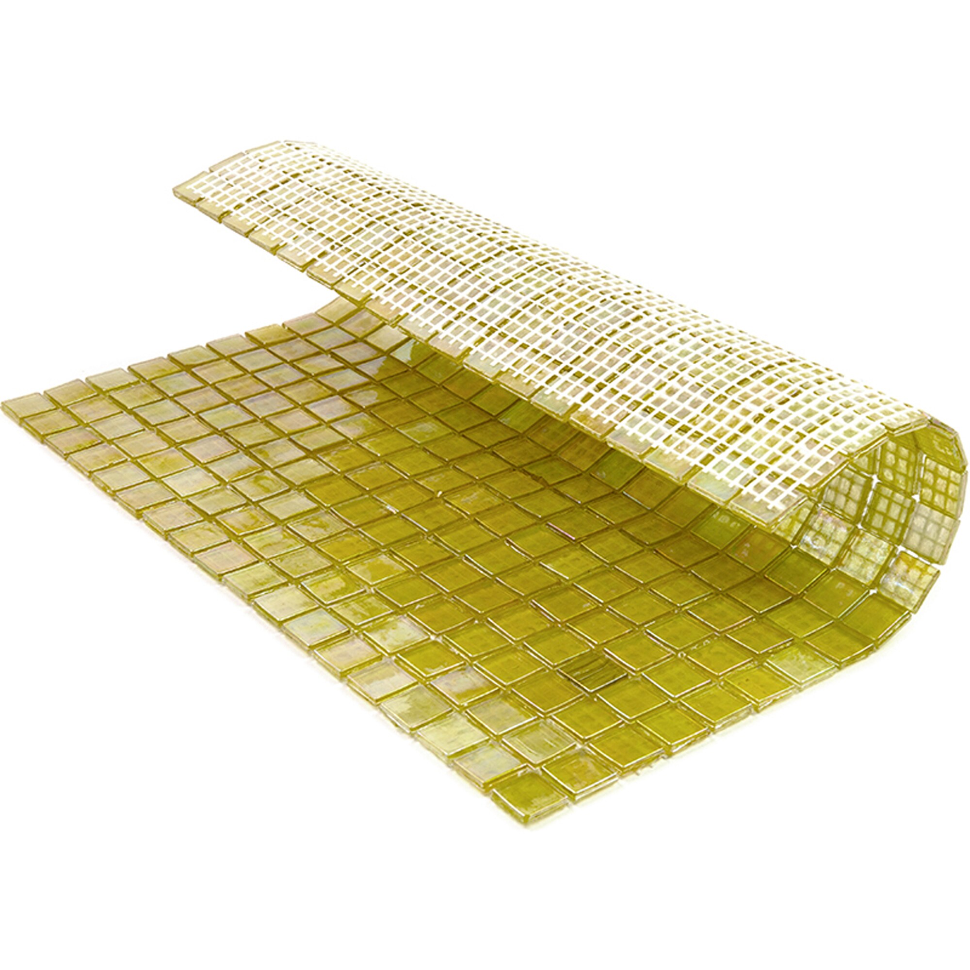 Apollo Tile Skosh Shimmer Beige 11-1/2-in x 11-1/2-in Glossy Glass Uniform Squares Floor and Wall Tile (18.69-sq. ft/ Carton)