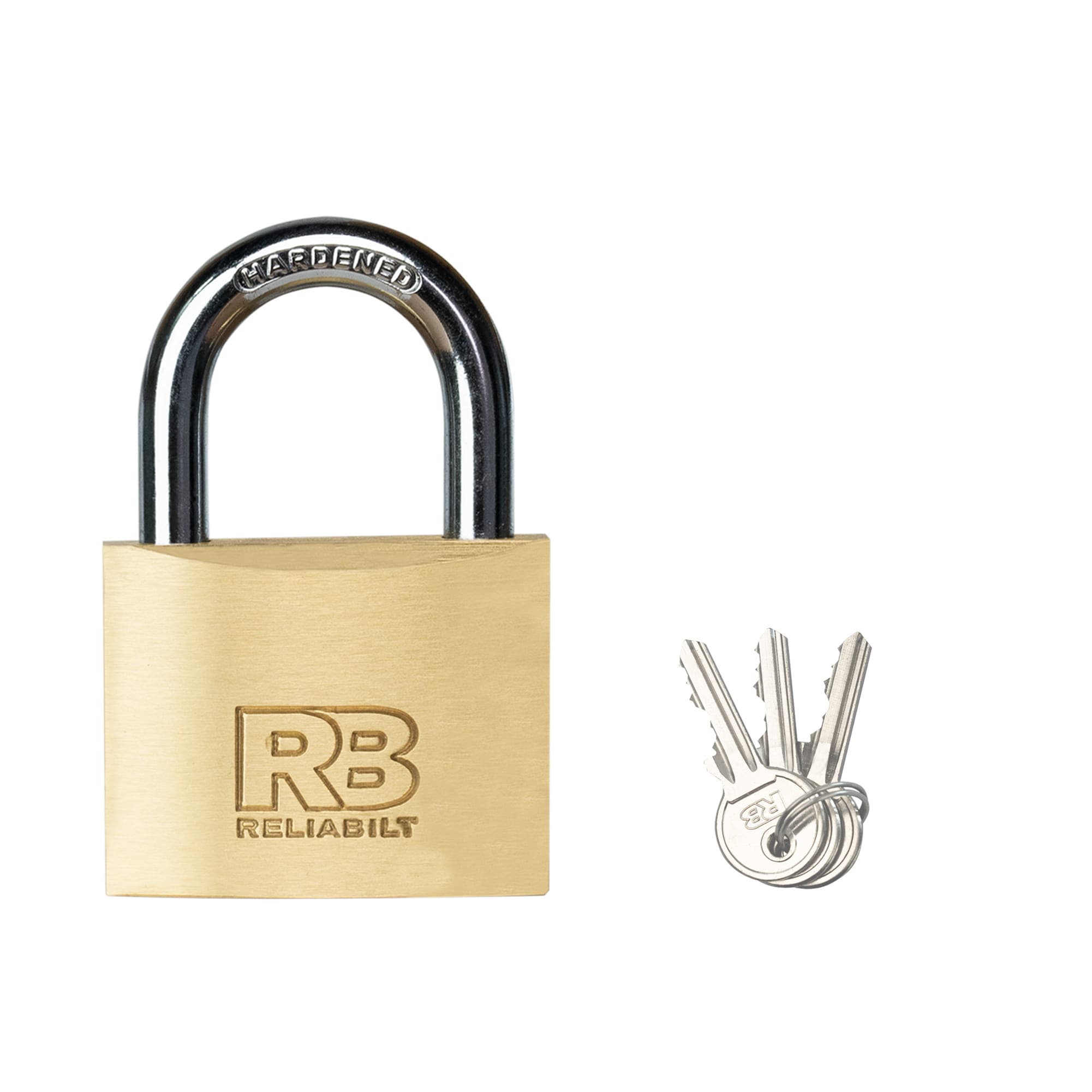 RELIABILT AH35085L Keyed Padlock, 1-9/16-in Wide x 7/8-in Shackle Keyed Different