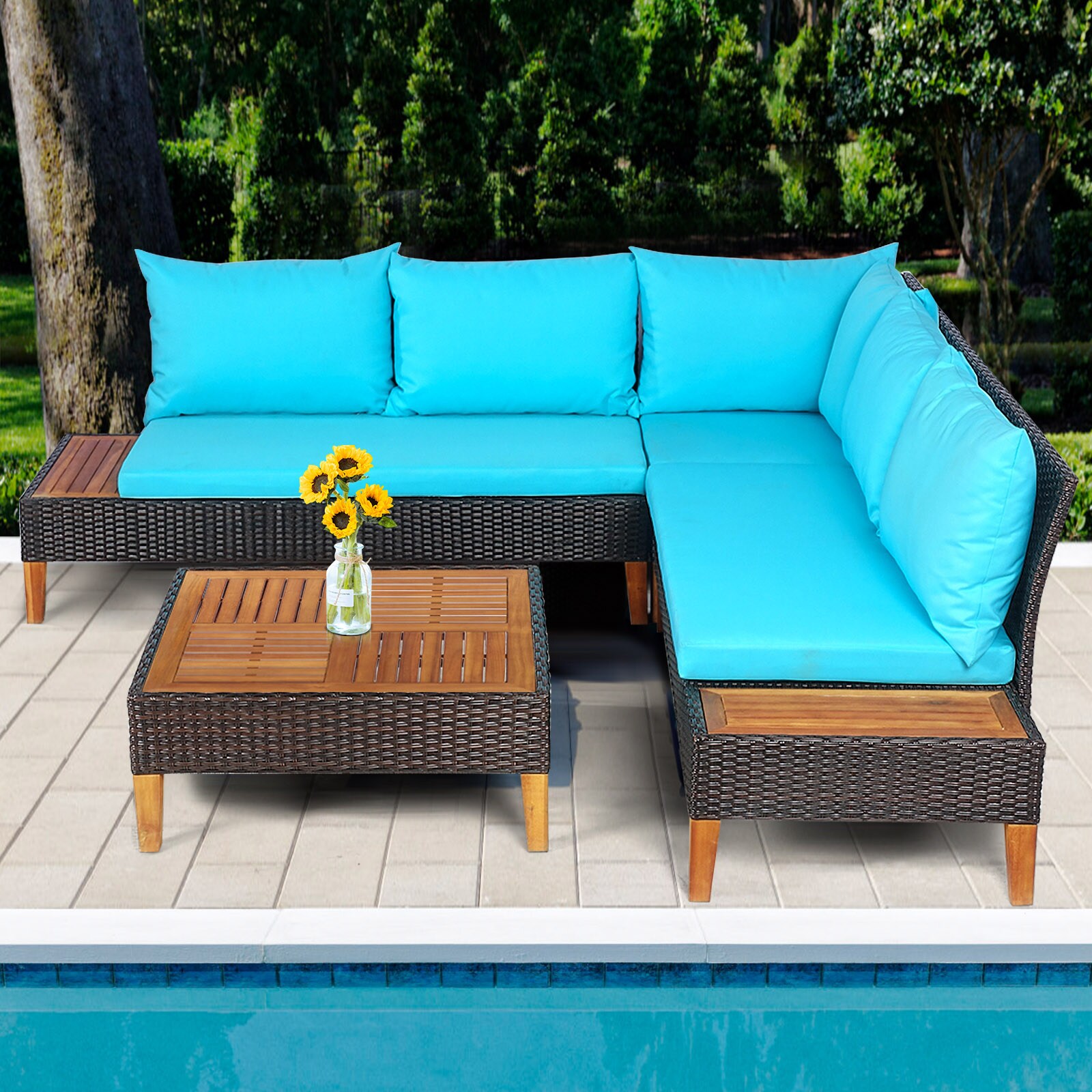 Costway HW69380TU+ Patio-Conversation-Sets - View #8