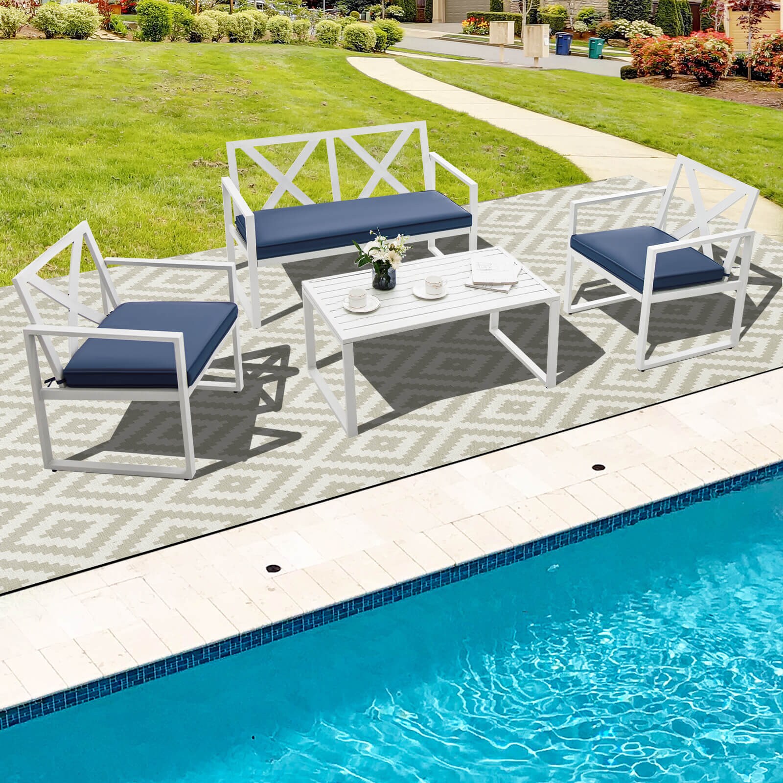Forclover HBV-4413 Patio-Conversation-Sets - View #6