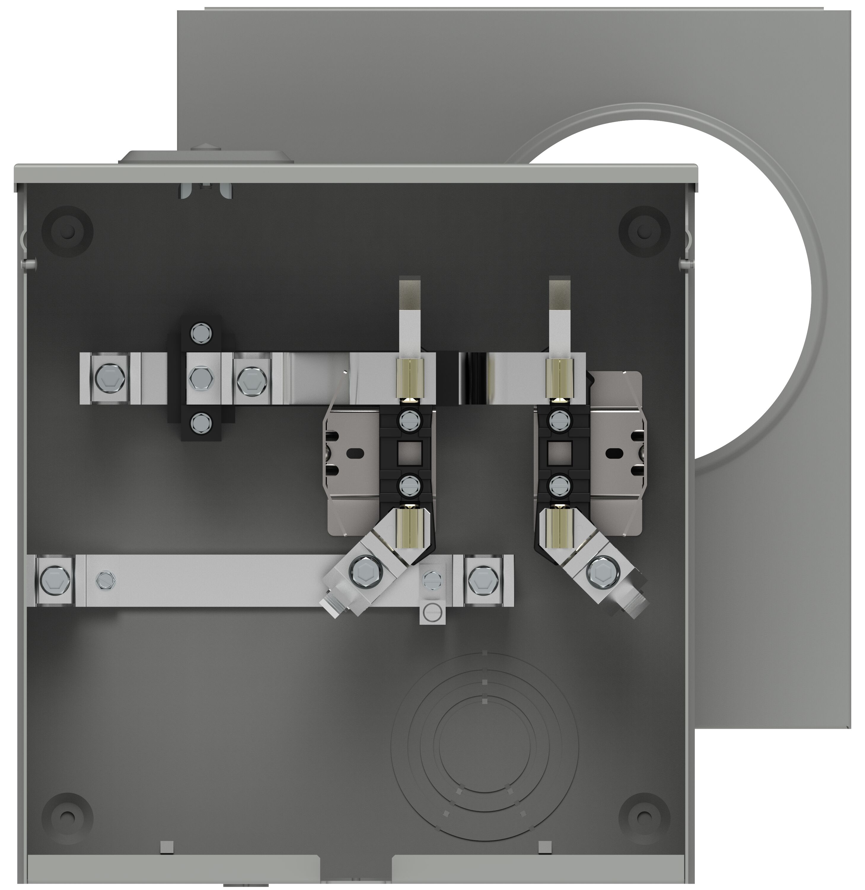 Siemens UAS877-XPG 200 1 Gang Ringless Underground only Meter Socket