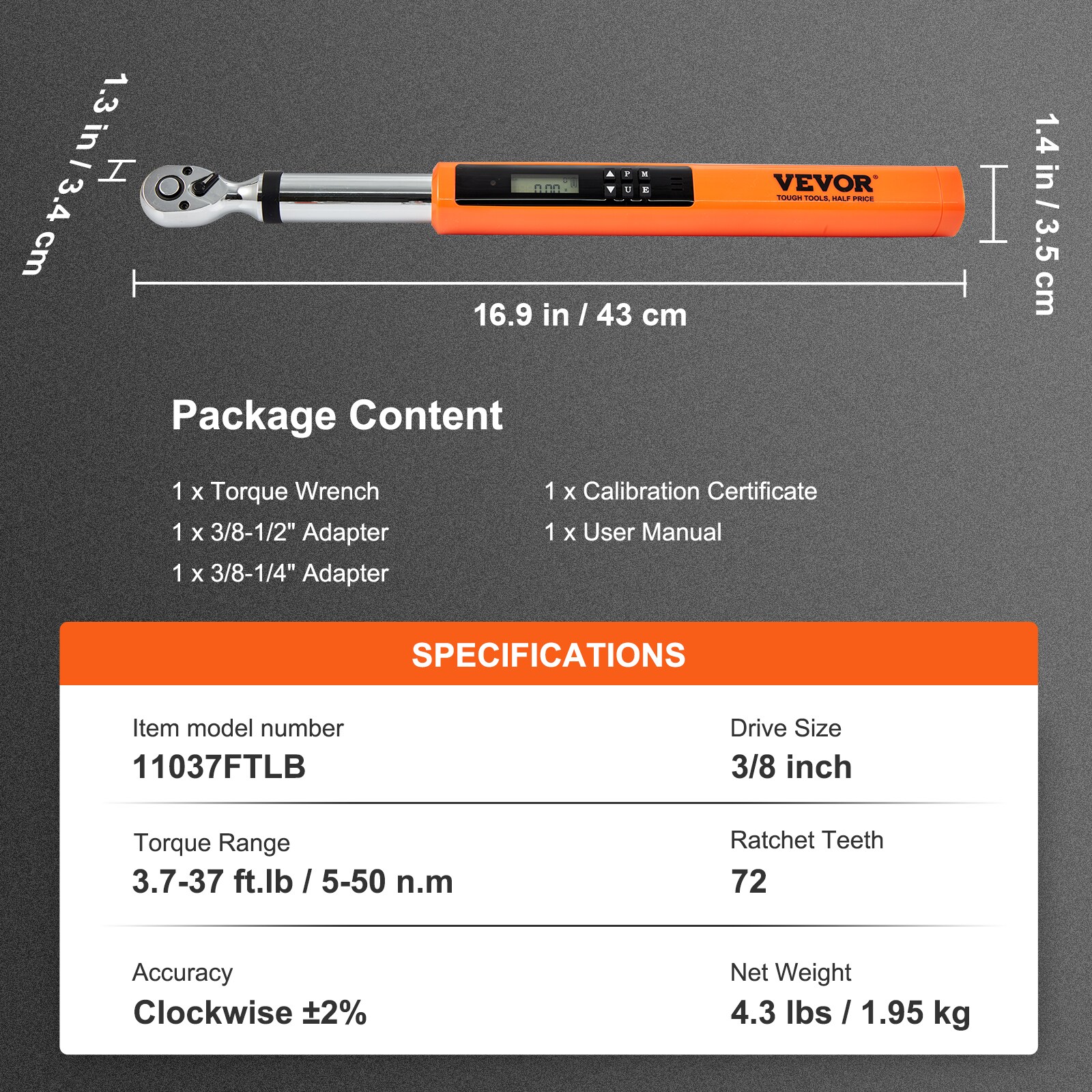 VEVOR SXSNLBSSSZNSZJMUJV0 Torque-Wrenches - View #8