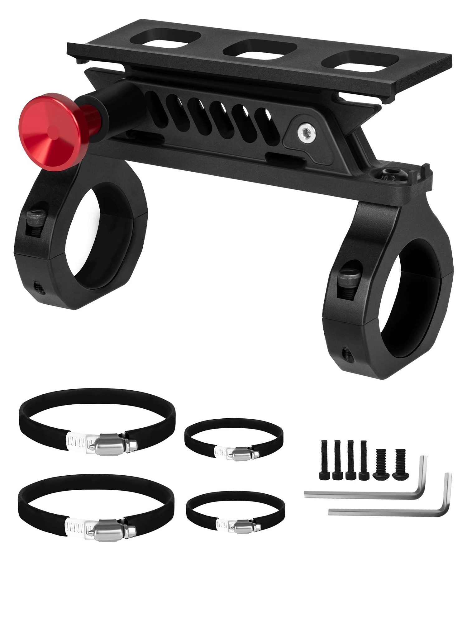 Misopily  Quick Release UTV Fire Extinguisher Mount Kits Adjustable Roll Bar Fire Extinguisher Holder Bracket Easy Install on 1 75 2 Roll Cage