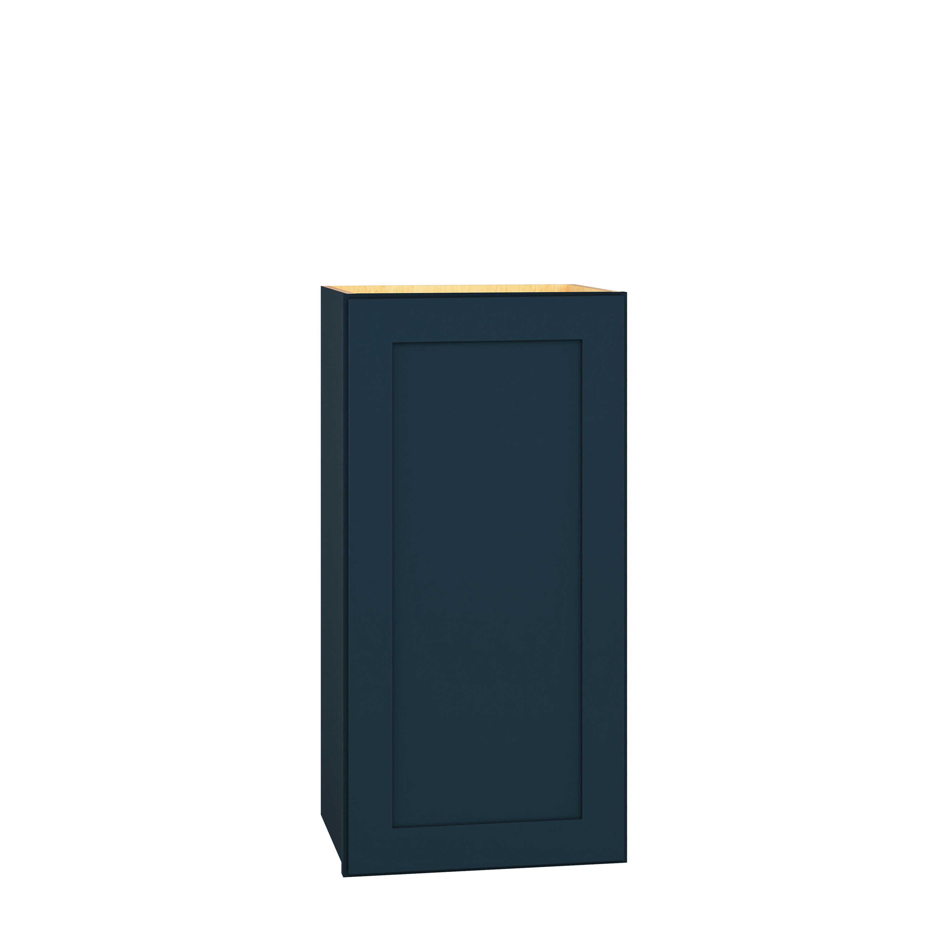 Diamond Express Jamestown 15-in W x 30-in H x 12-in D Colt Brown Wall Fully Assembled Plywood Cabinet (Recessed Panel Shaker Door Style)