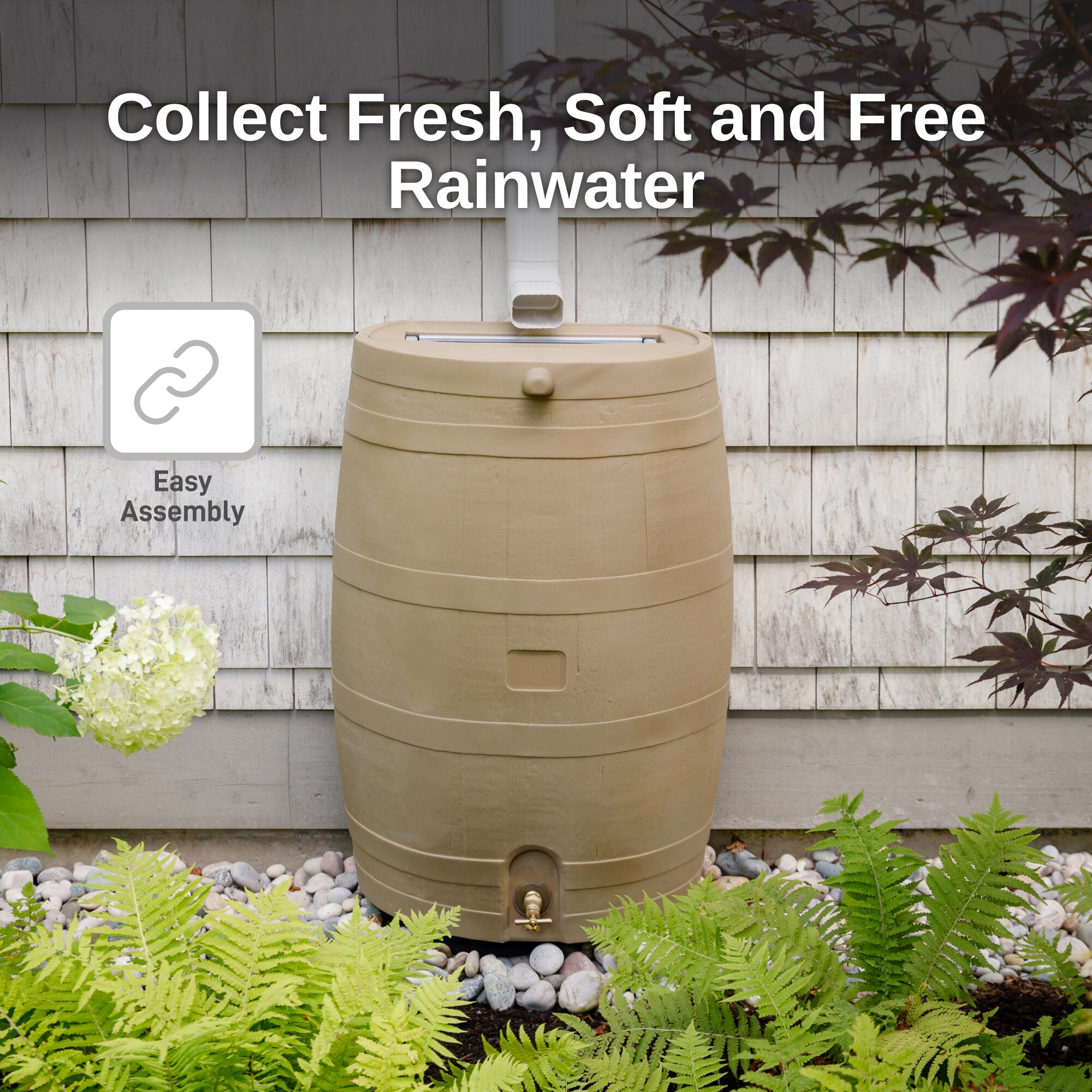 RTS Home Accents 551000100A5481 Rain-Barrels - View #7
