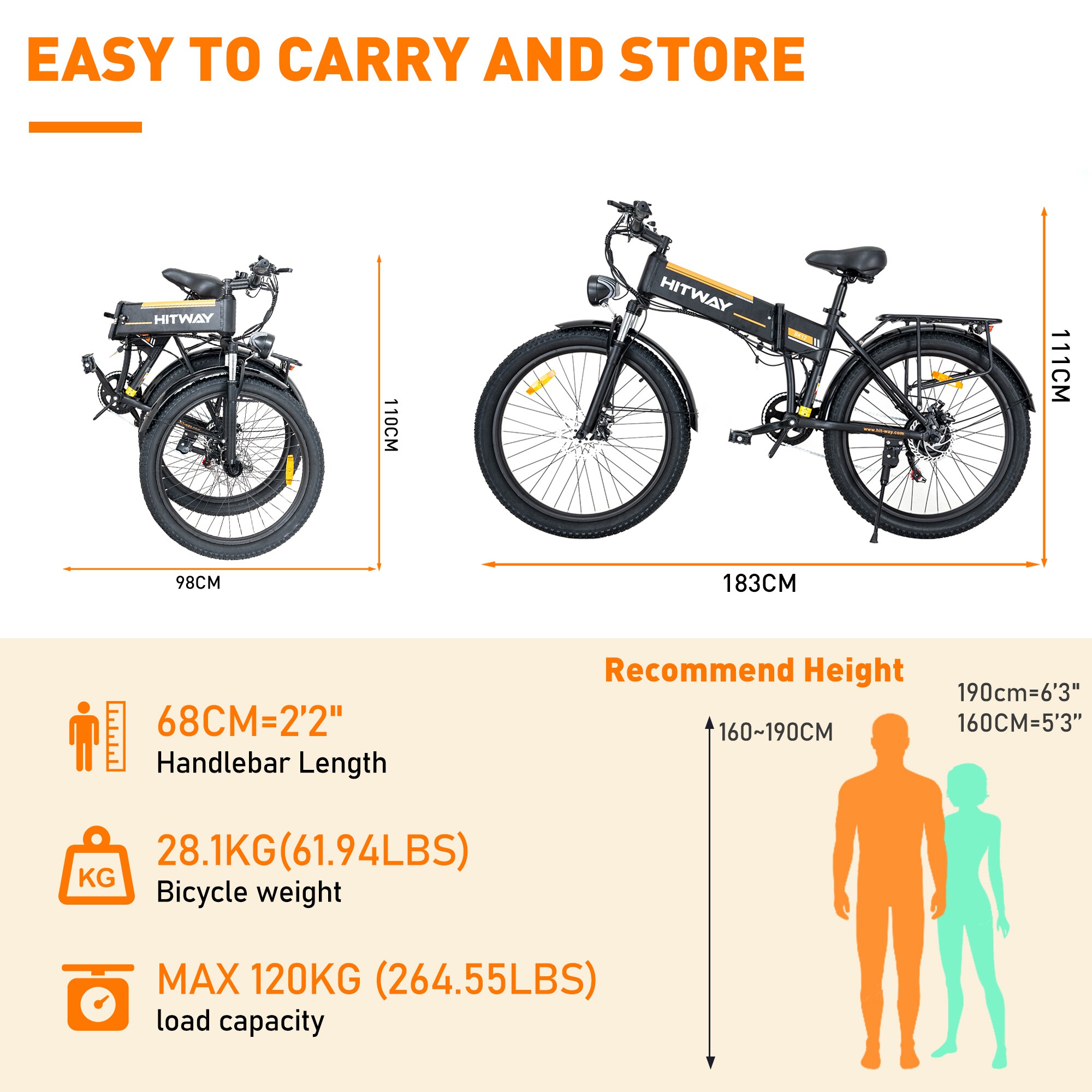 HITWAY BK12M-HW-BLACK-LV bikes - View #6