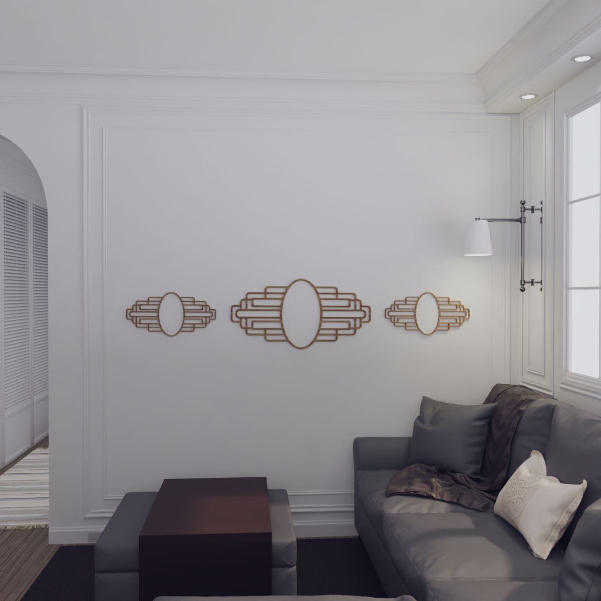Ekena Millwork CMWP20X10X0250EBWA Ceiling-Medallions - View #9