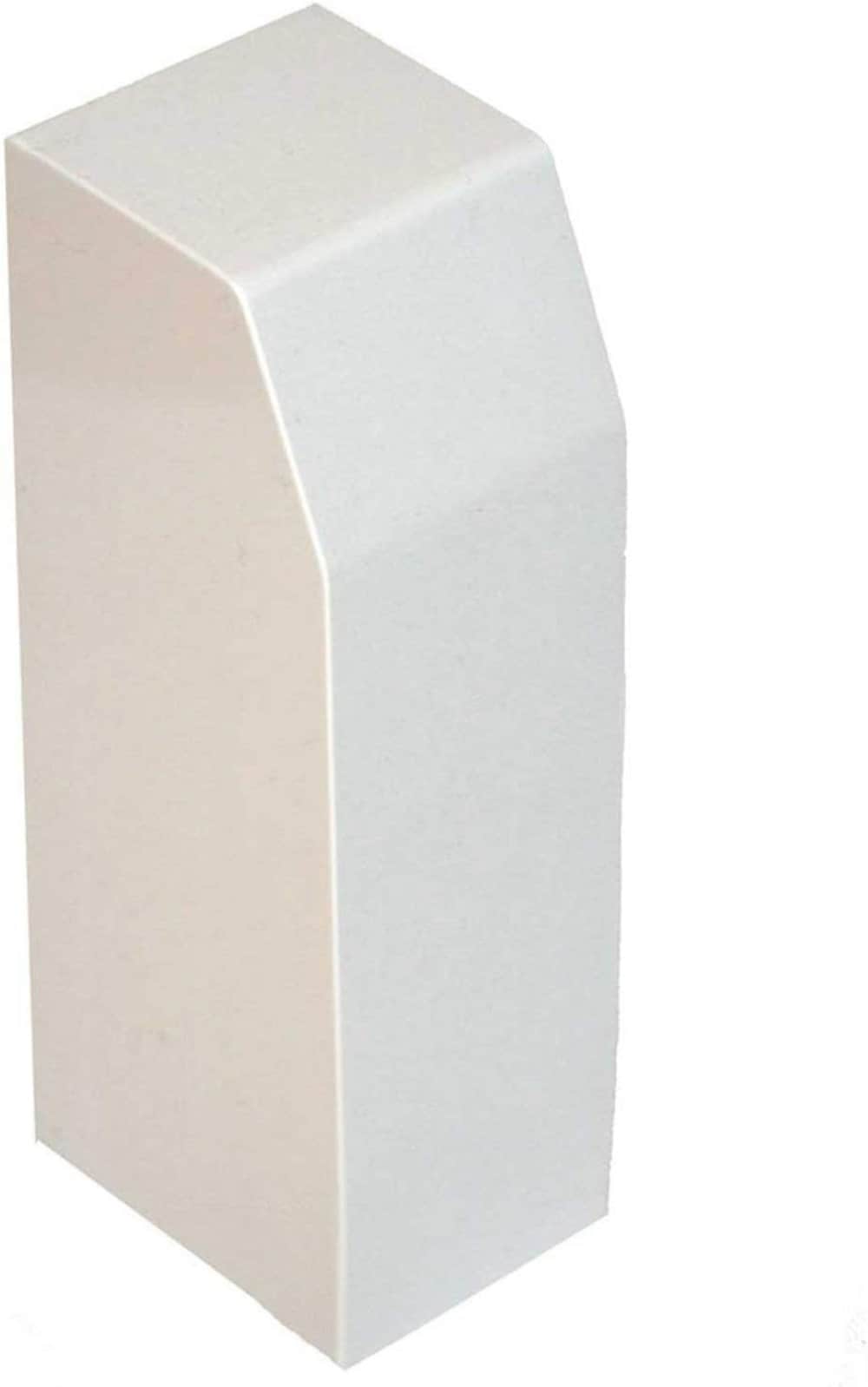 NeatHeat Tall 8-in Hydronic Slip-on Baseboard Heater Left end cap #LEC 80/09 BW