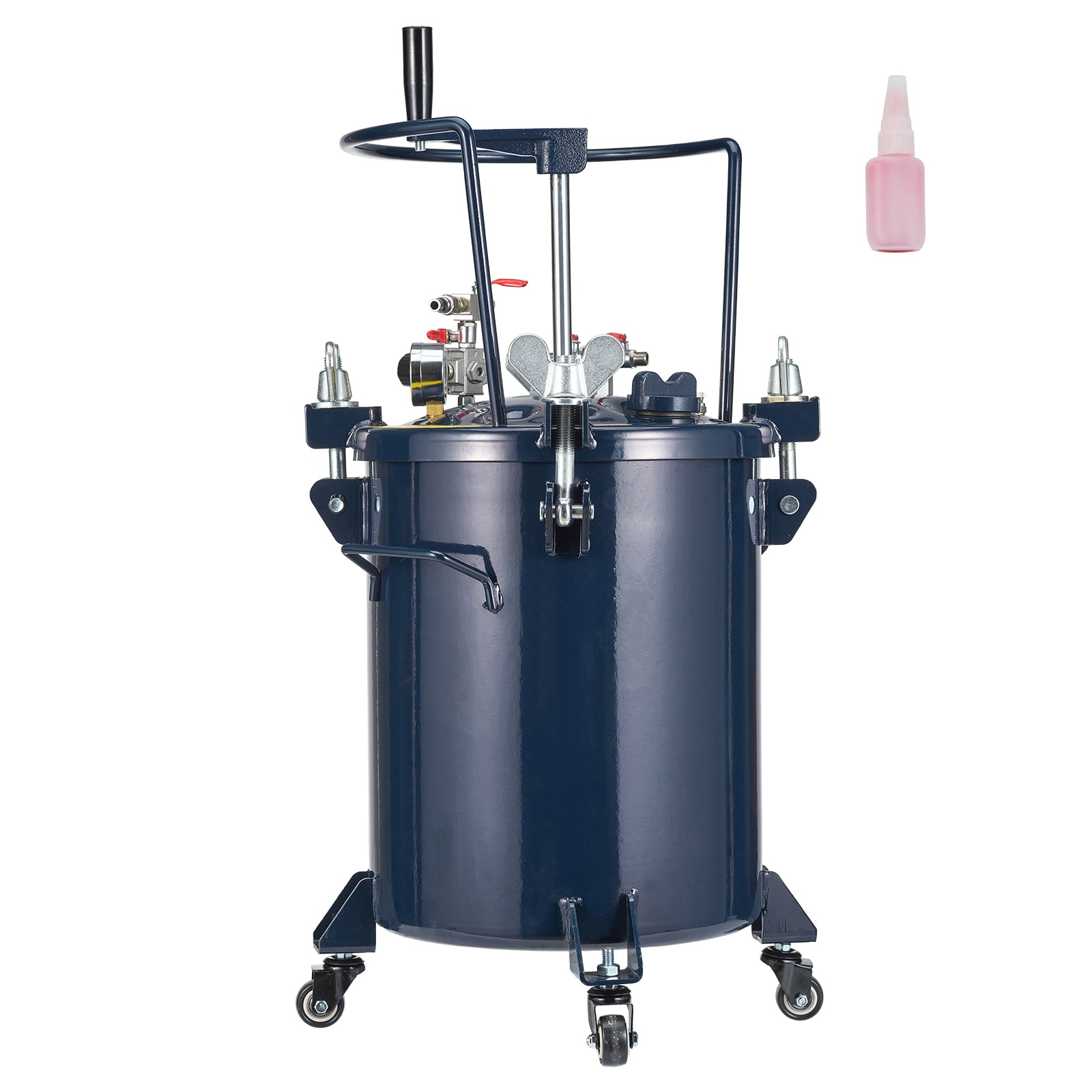 GIVIMO 30-L Air Paint Pressure Pot Tank with Manual Mixing Agitator 70-PSI Adjustable for Spray Painting #LW047GIVSS183