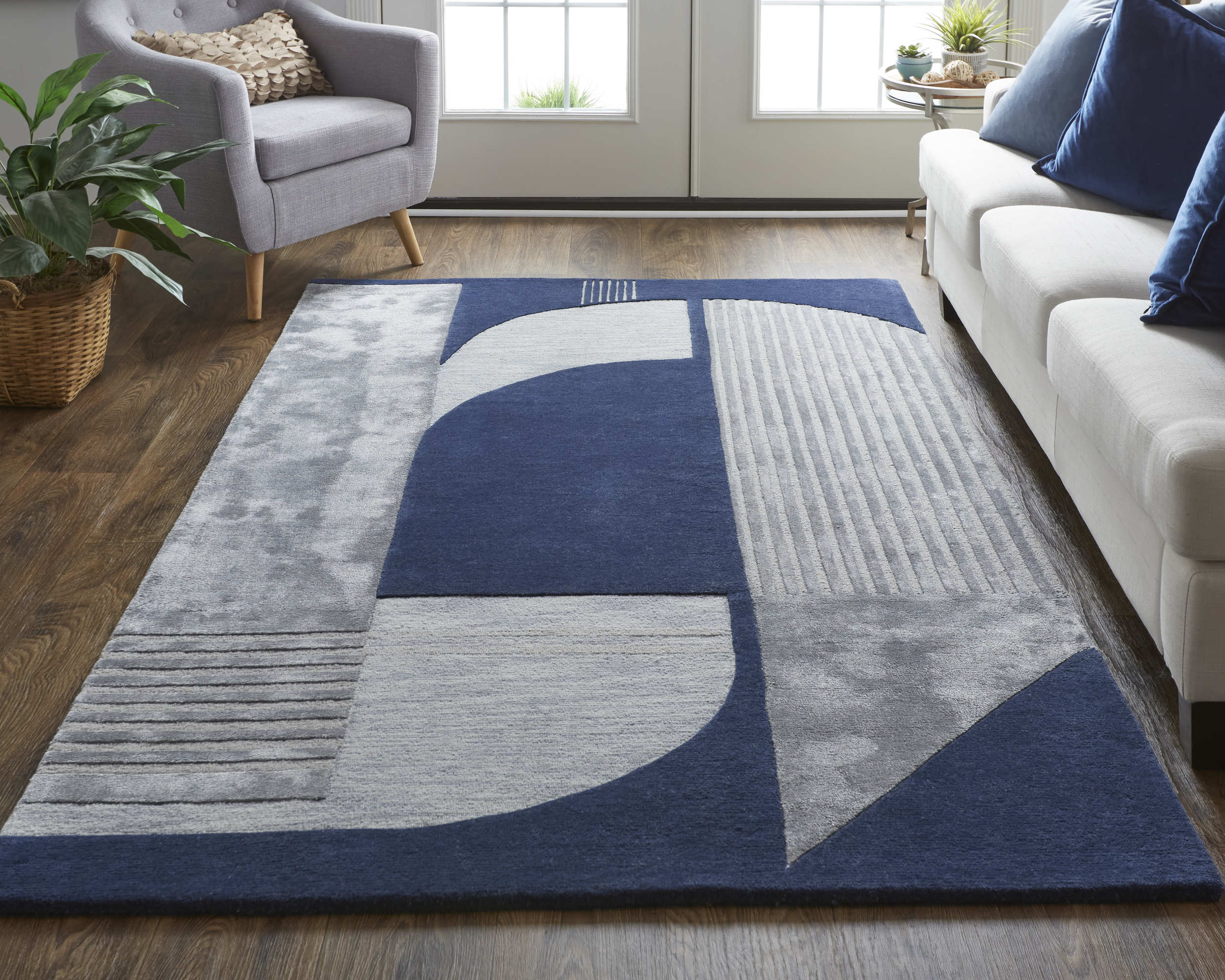 Room Envy NASR8850NVYSLVE10 rugs - View #2