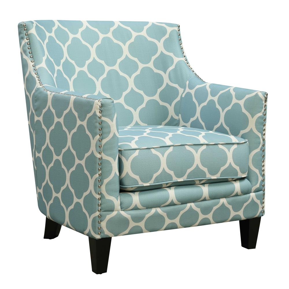 aqua accent chair