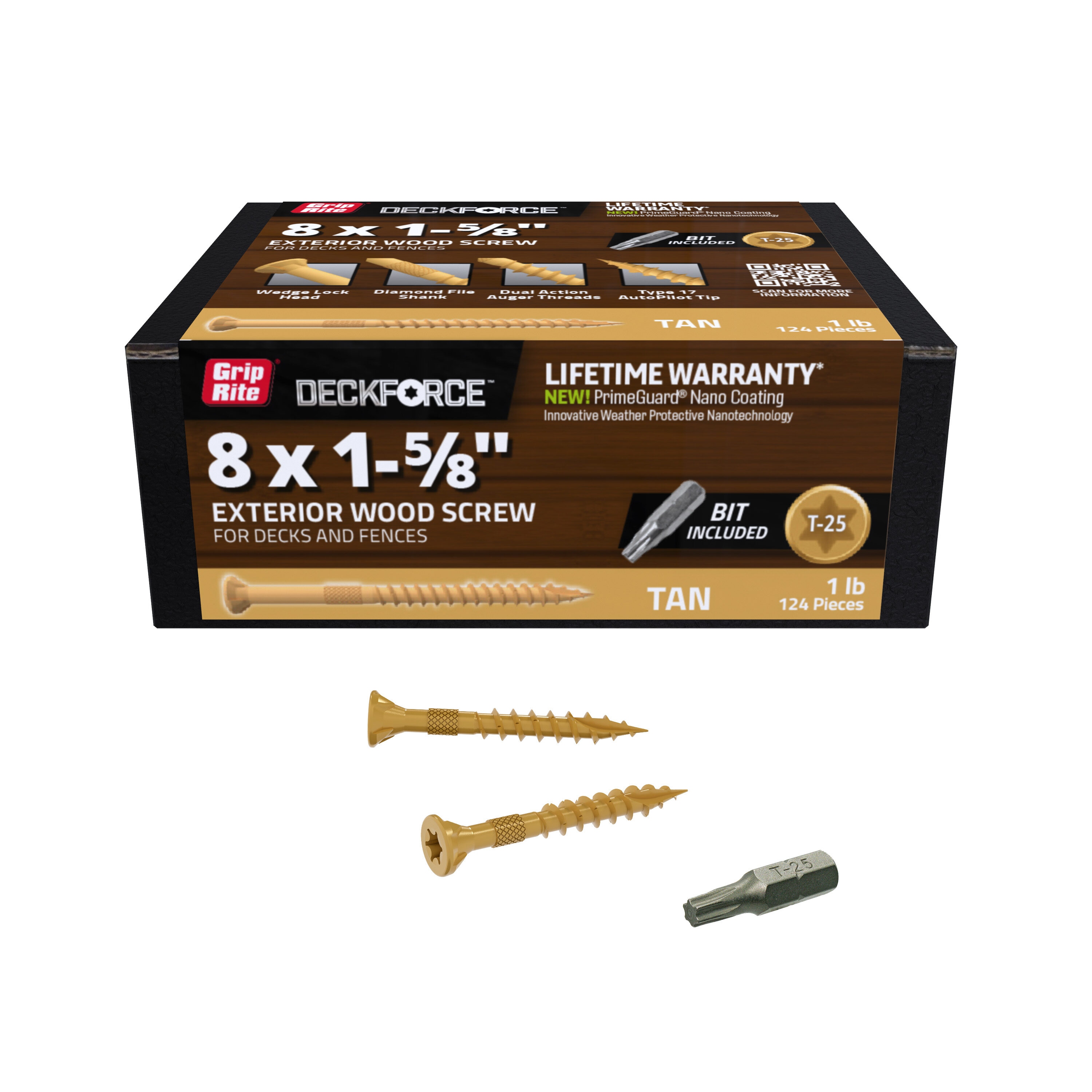 DeckForce by Grip Rite GRDF158STT1 Deck-Screws - View #2