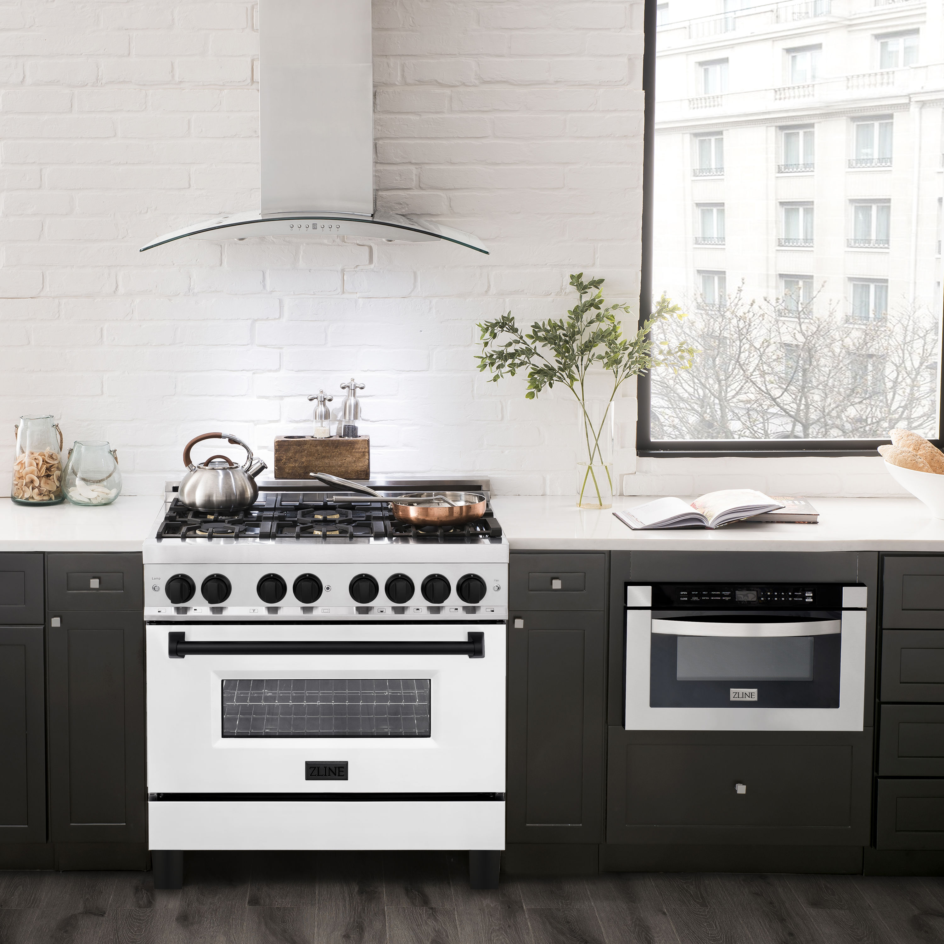 ZLINE KITCHEN & BATH RAZ-WM-36-MB Dual-Fuel-Ranges - View #12
