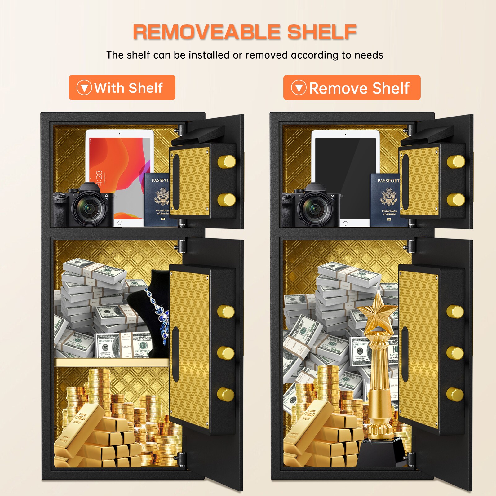 Lirago FXL20610-606B16 Floor-Wall-Safes - View #15