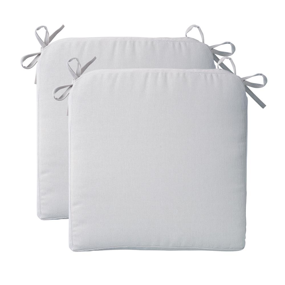 Haven Way 59-LN02DC 18-in x 18-in 2-Piece Linen Patio Chair Cushion
