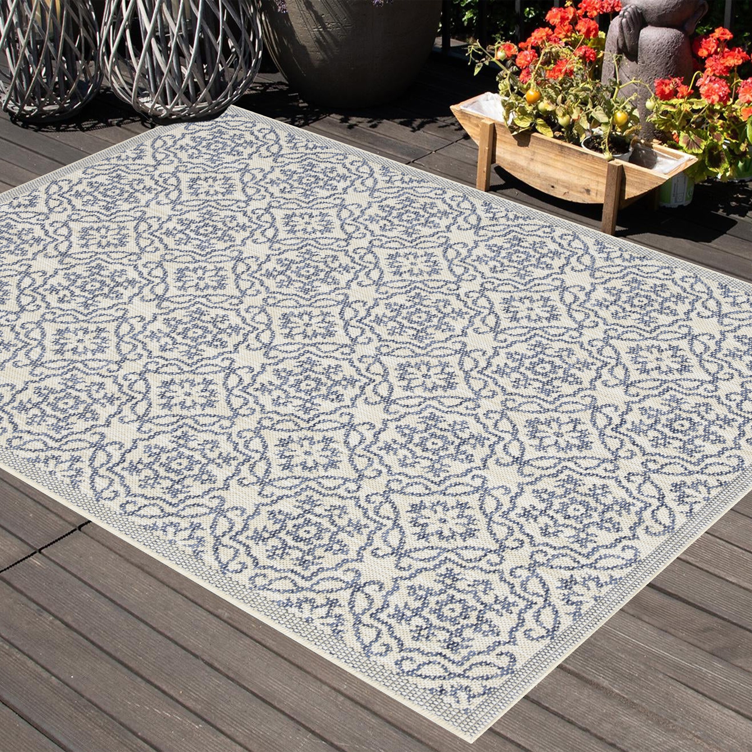 Playa Rug PLY-ELZ-BLUE-5X8 rugs - View #7