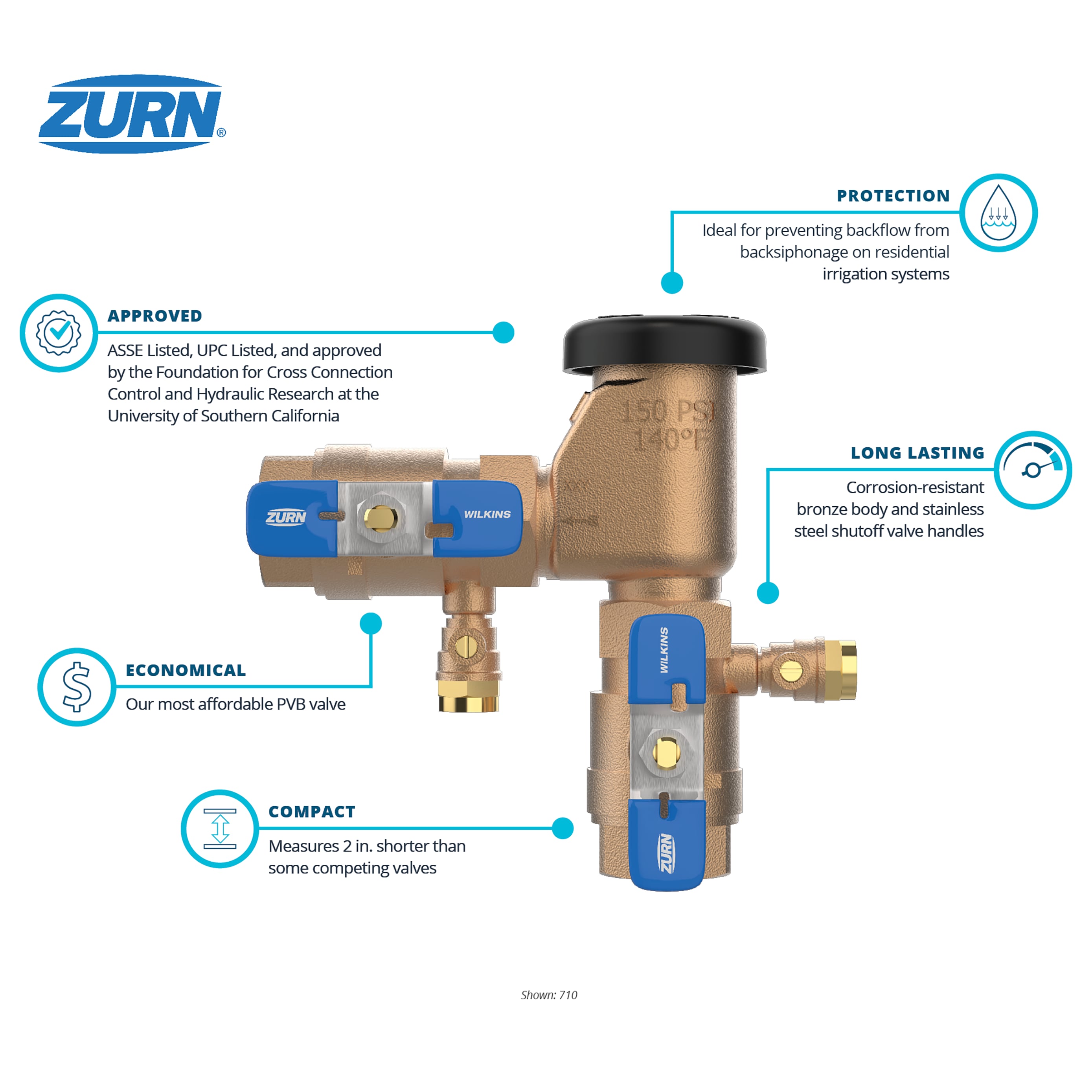 Zurn Wilkins 34-710 Backflow-Preventers-Vacuum -Breakers - View #3