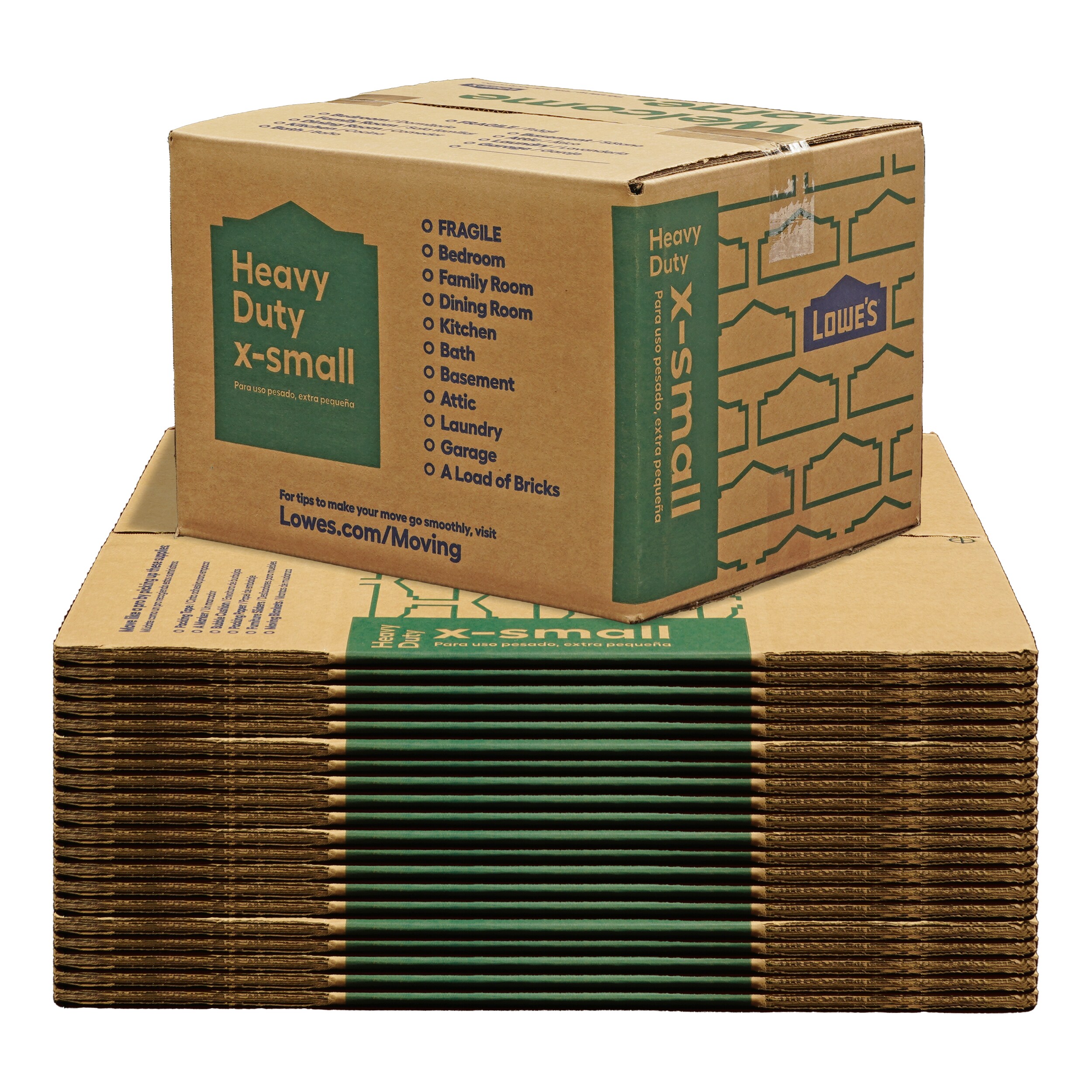 Shop Lowe s 12 in W X 10 in H X 15 in D X small Heavy Duty Moving Box 