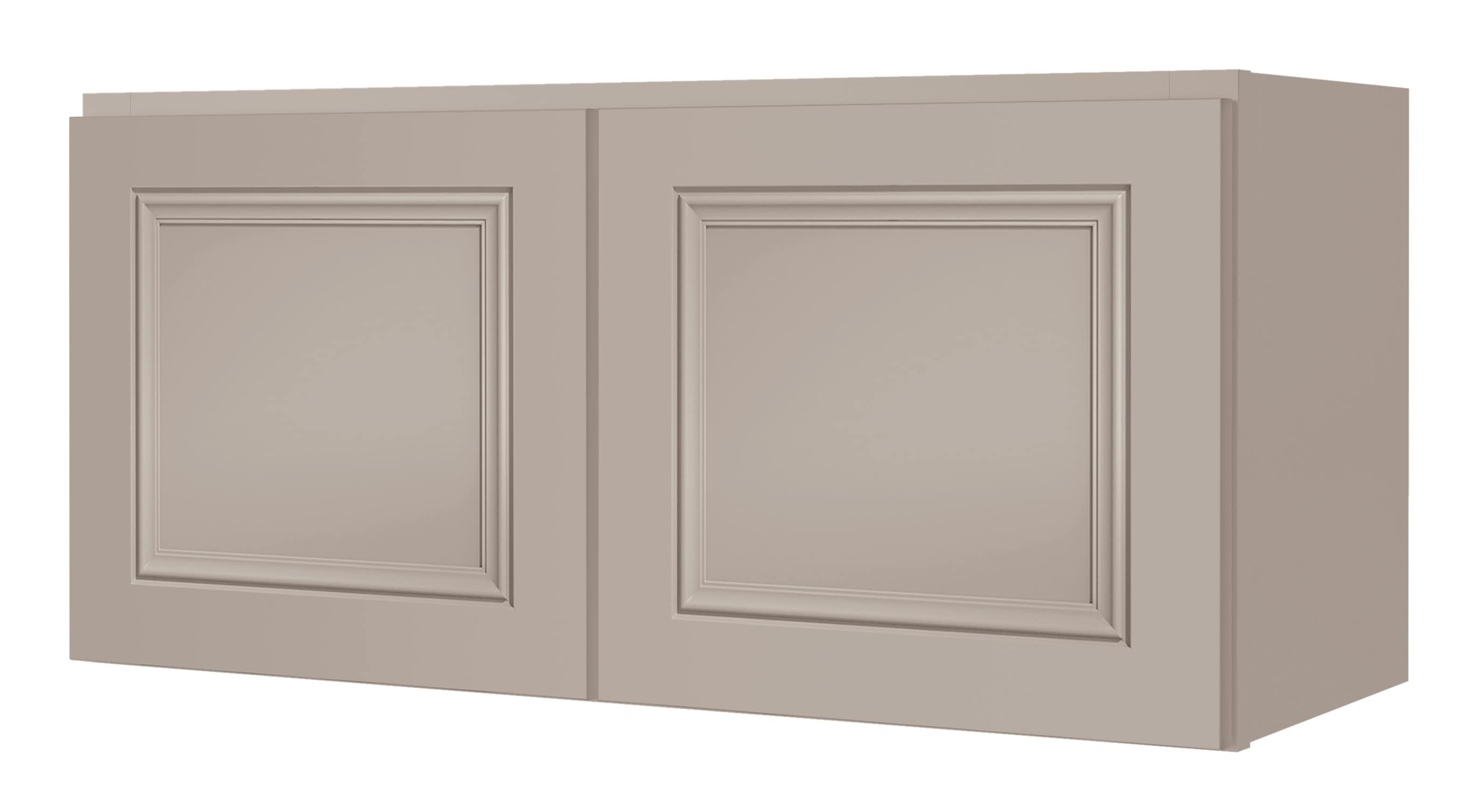 Diamond NOW Wintucket 30-in W x 14-in H x 12-in D Cloud Gray Wall Fully Assembled Cabinet (Recessed Panel Square Door Style)