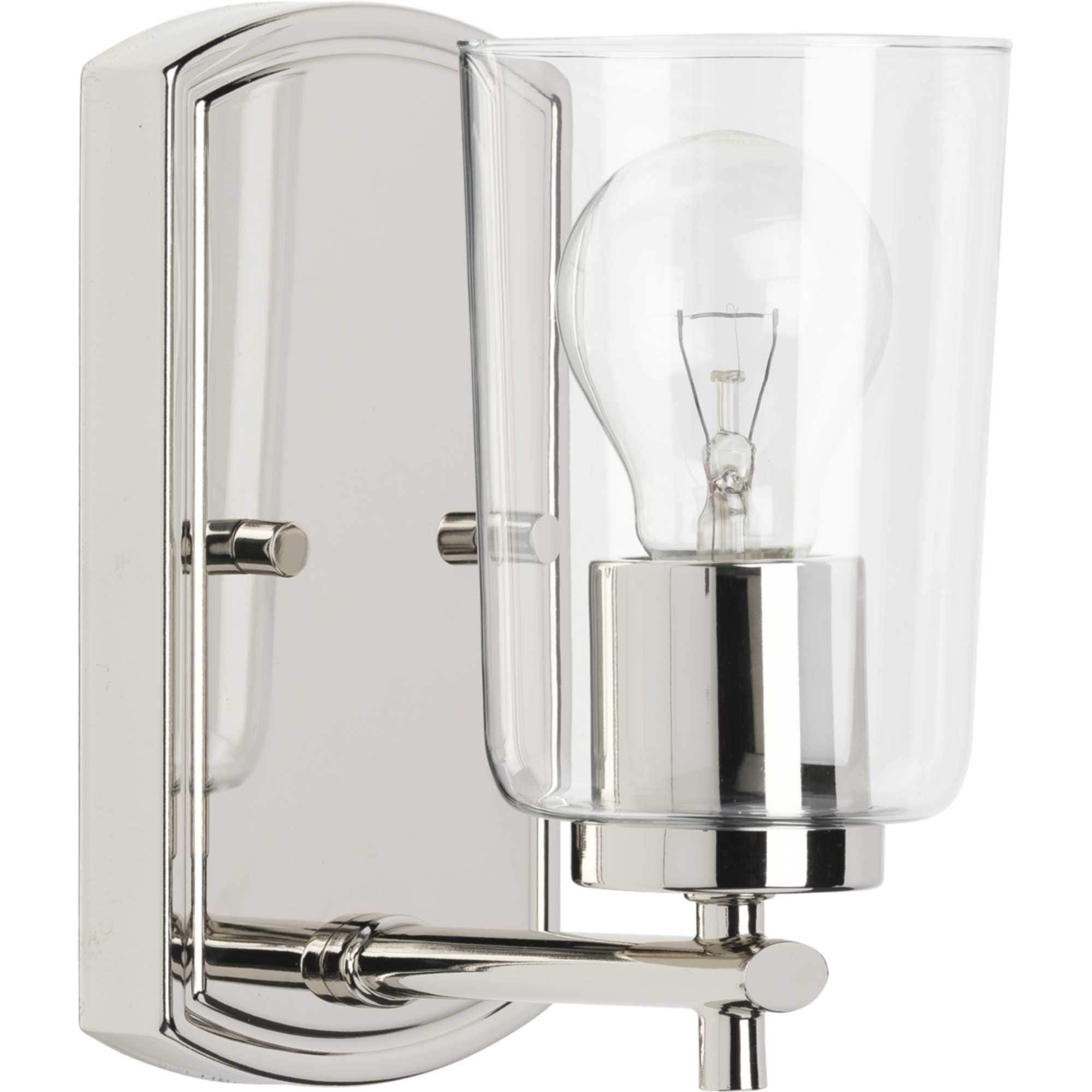 Progress Lighting P300154-104 Adley 4.5-in 1 -Light Polished Nickel Traditional Vanity light