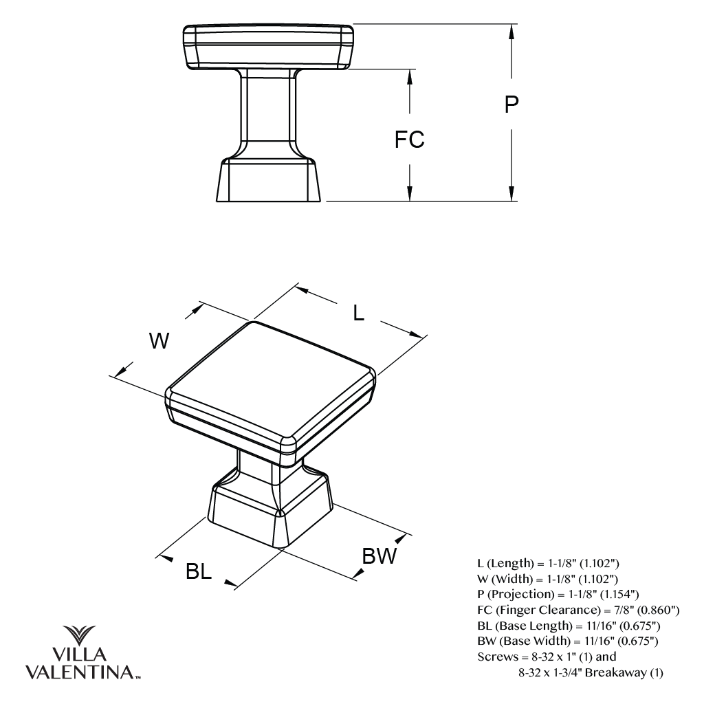 Villa Valentina VV3MB Cabinet-Knobs - View #6