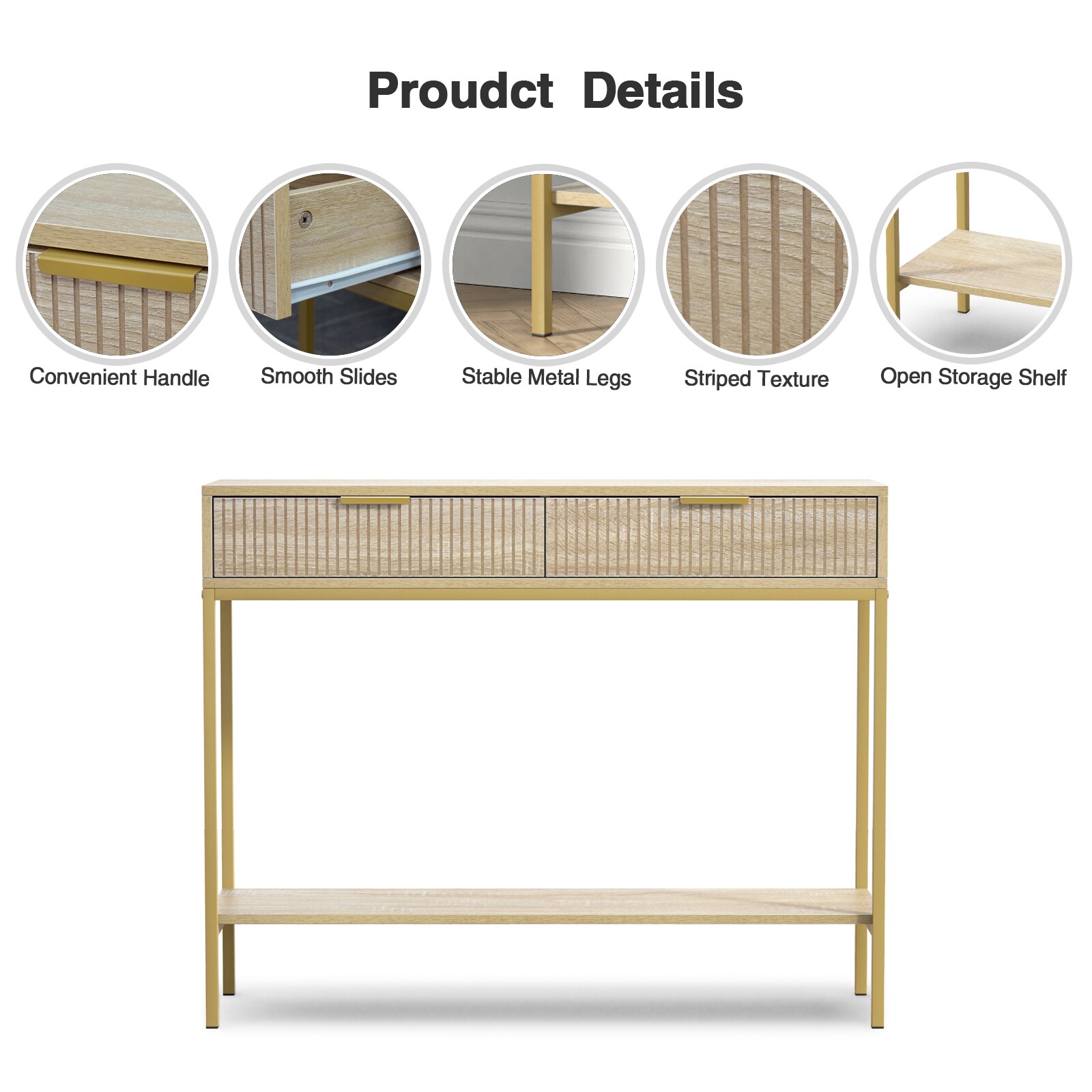 Delarpo H0117 Console-Sofa-Tables - View #7