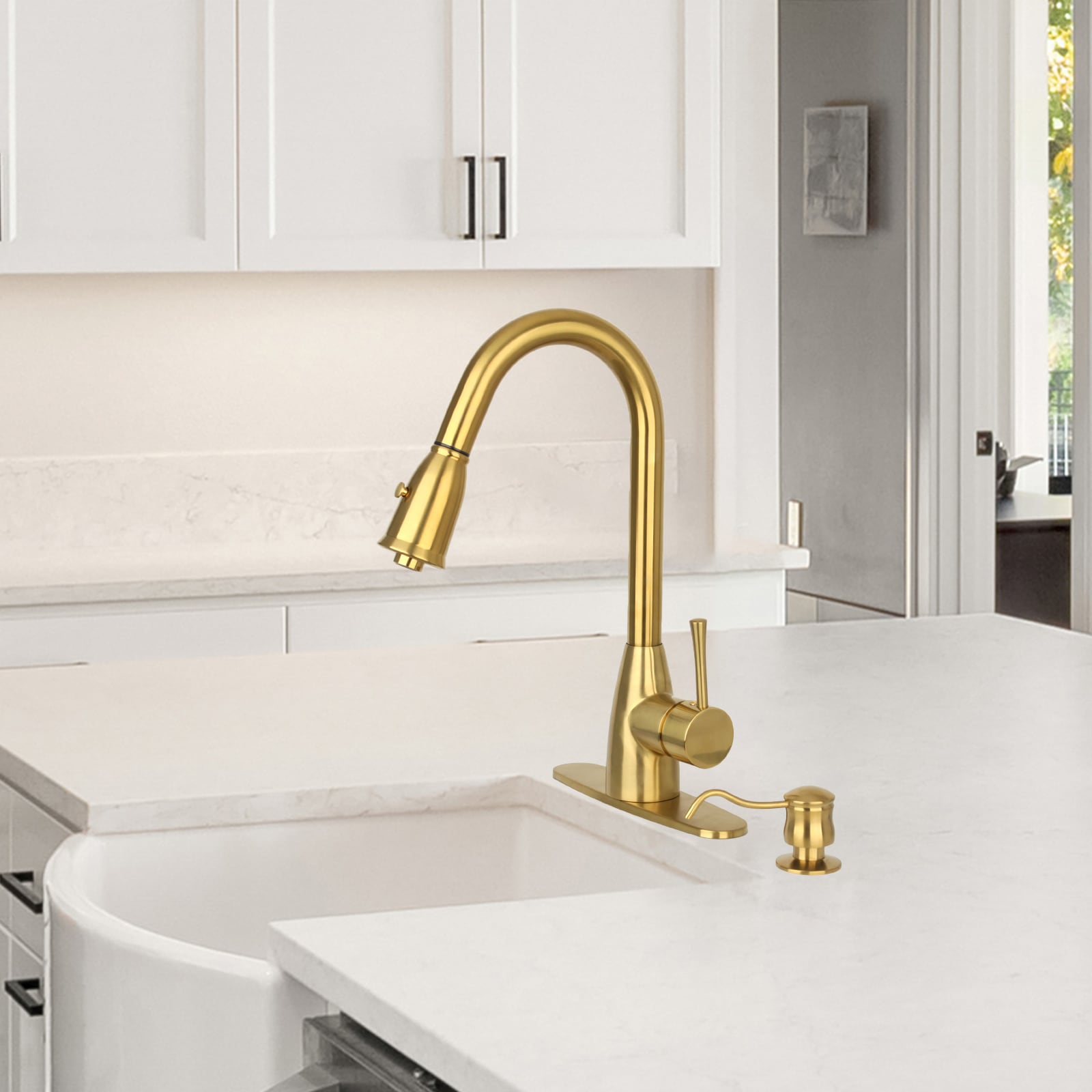 Akicon AK455BTG Kitchen-Faucets - View #2