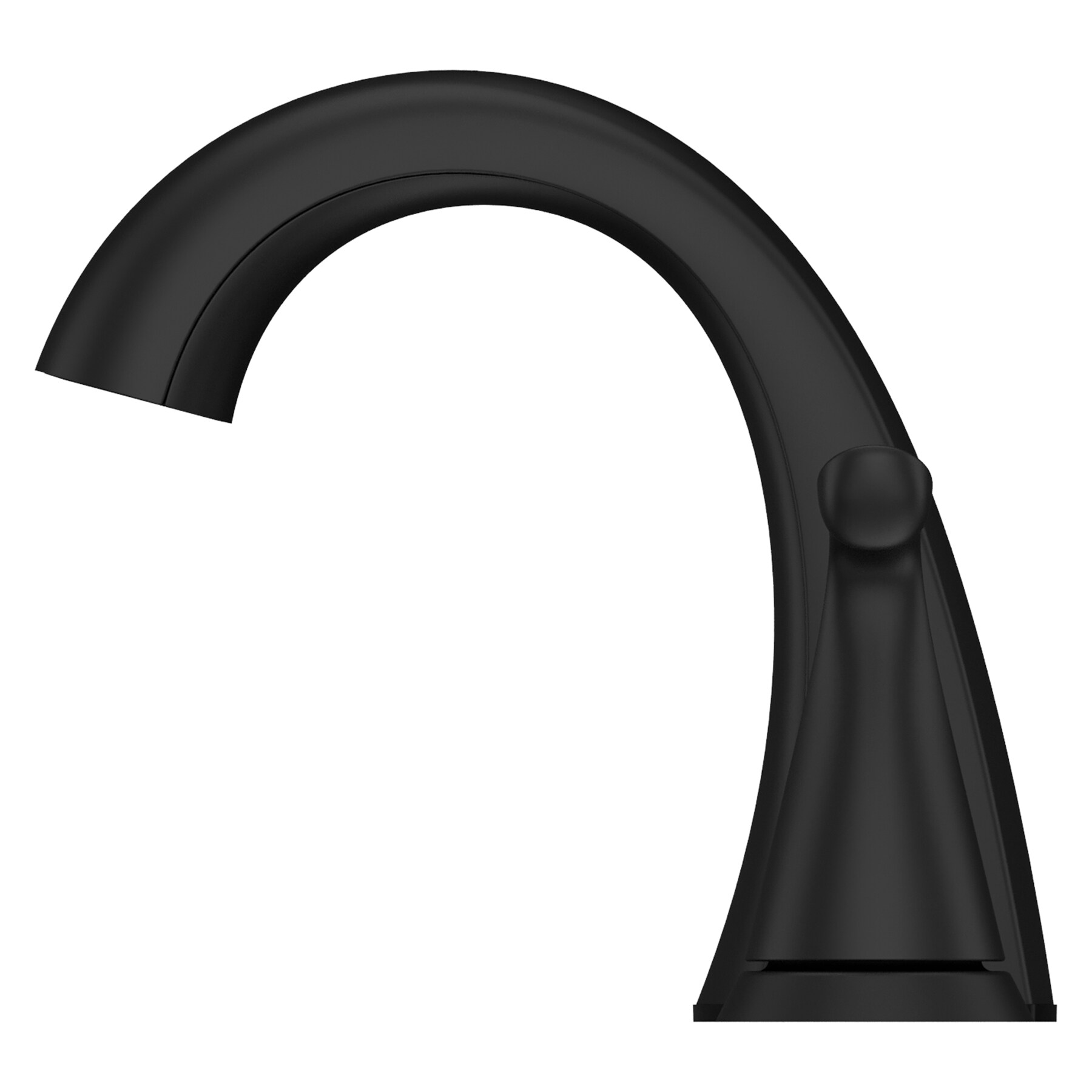Willa Matte Black Widespread Bathroom Faucet with Drain Assembly