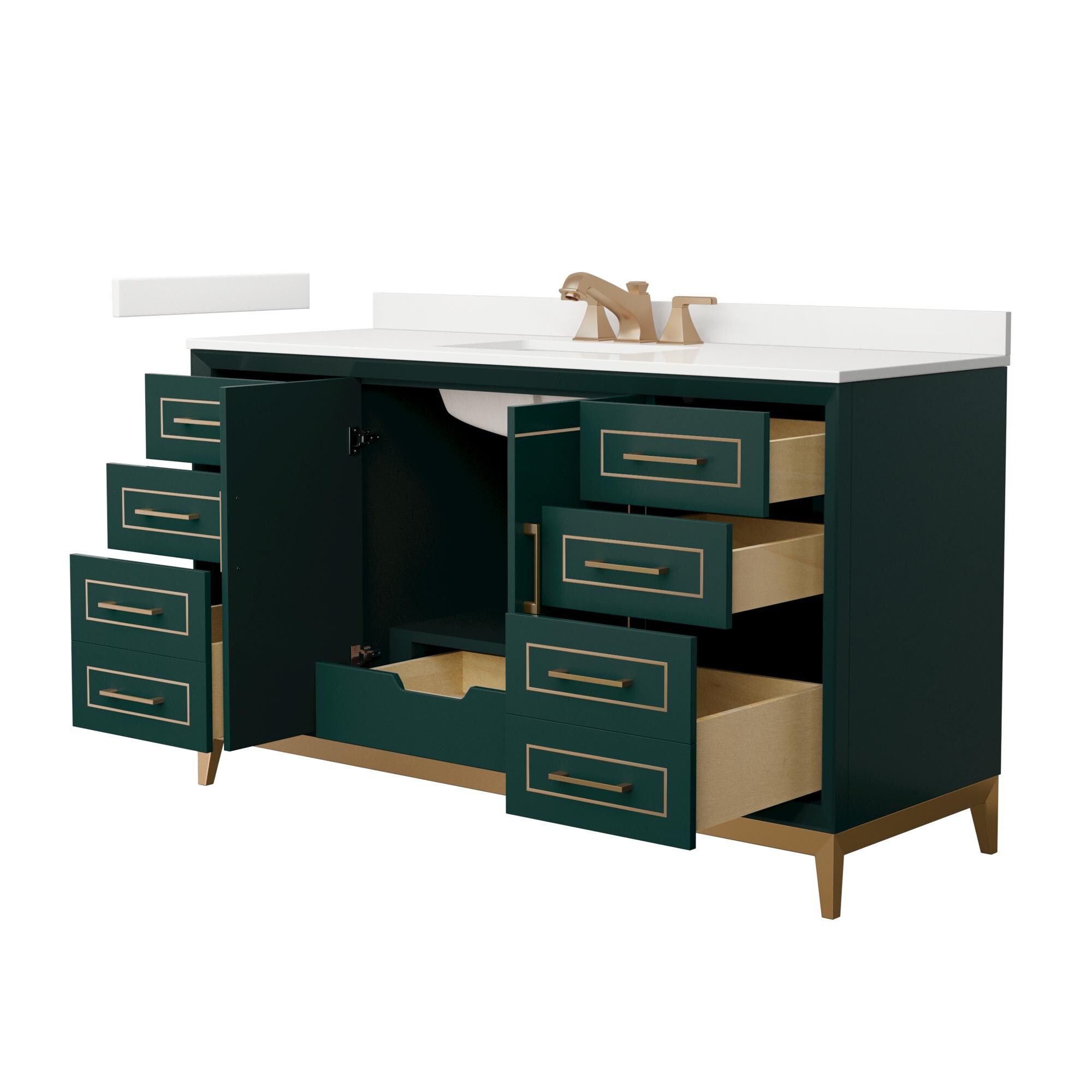 Wyndham Collection WCH515160SGSWQUS3MXX Bath-Vanity-Combo - View #2