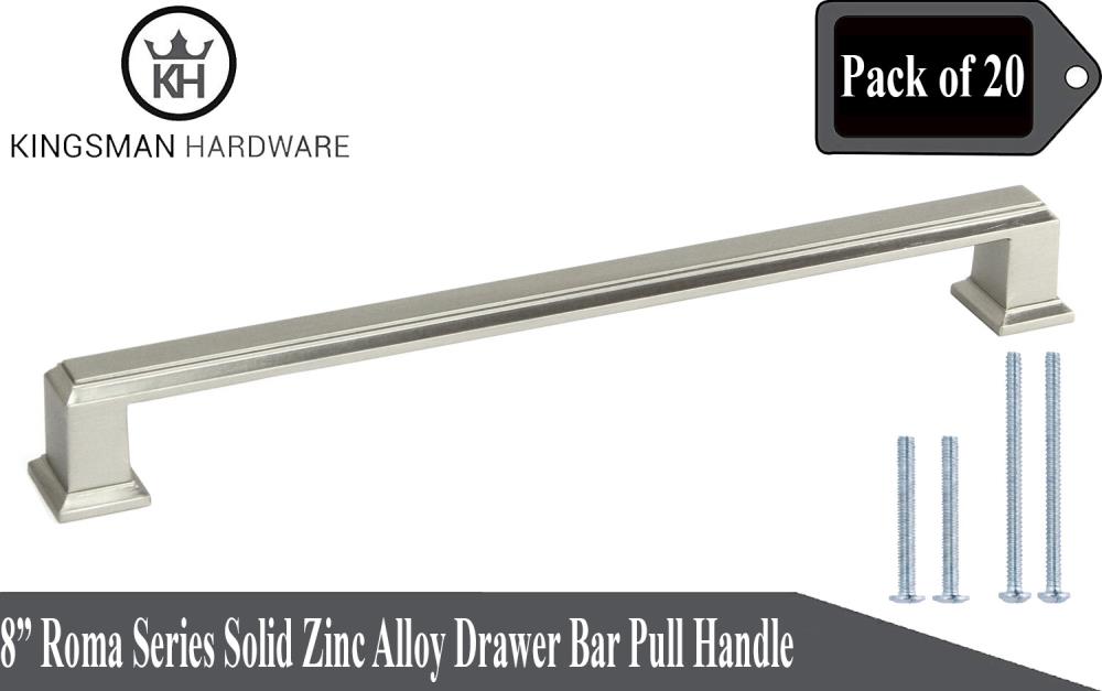 Kingsman Hardware ROMA-8-20 Cabinet-Pulls - View #2