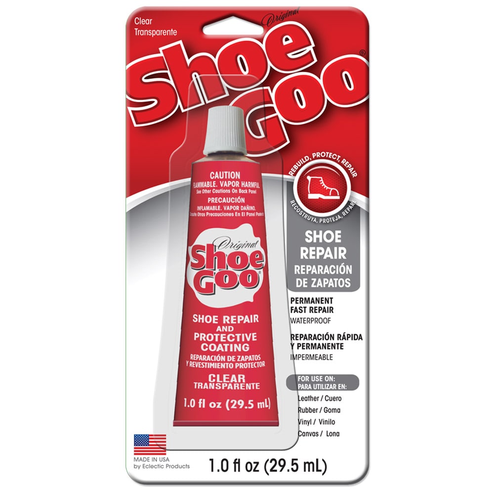 Shoe GOO Multi-Purpose Specialty Adhesive Gel, 1-oz Tube, Waterproof, Heat  Resistant, Flexible, for Shoes, Fabric, Metal, Glass, Wood, and More in the  Specialty Adhesive department at