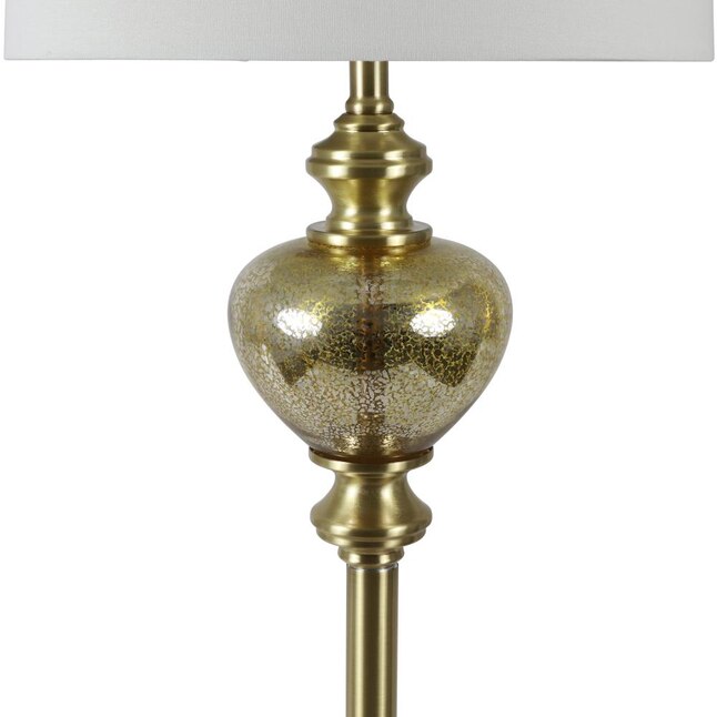 Decor Therapy 63-in Gun Metal and Gold Mercury Glass Floor Lamp in the Floor  Lamps department at Lowes.com