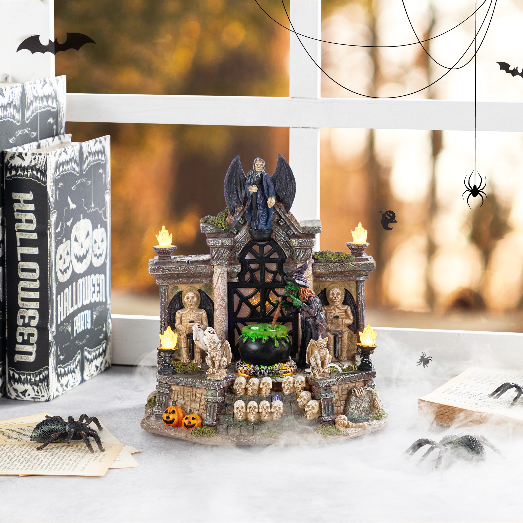 Glitzhome 2042300002 Table-Halloween-Decor - View #6