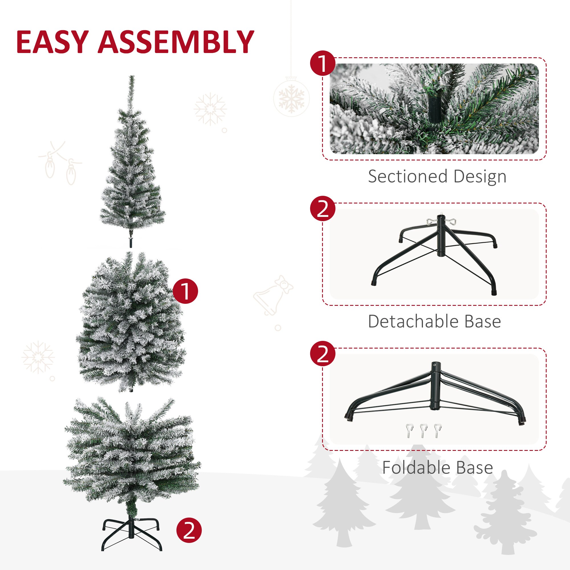 AAZJ NBC-CM74334 Artificial-Christmas-Trees - View #7