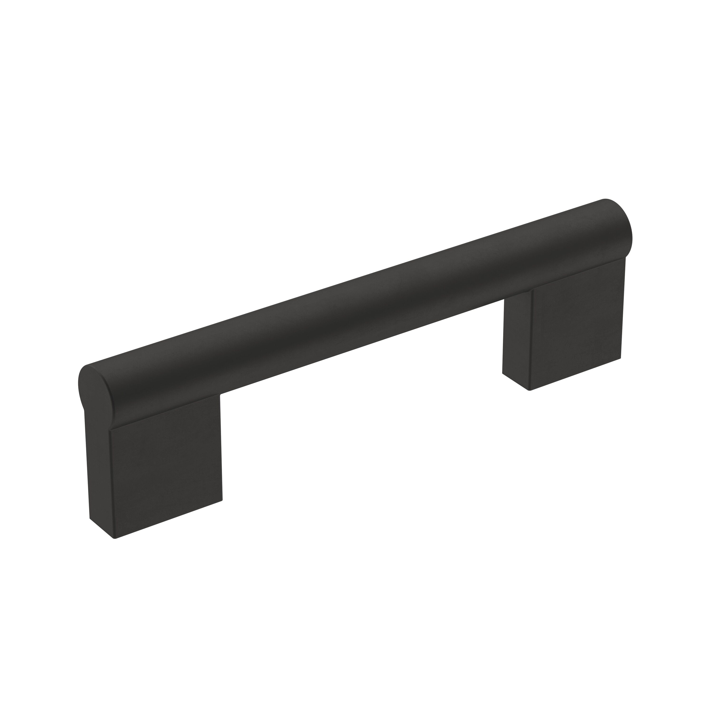 Amerock 25VMP36912FB Versa 3-3/4-in , 96mm Center to Center Matte Black Cylindrical Bar 25 -Pack