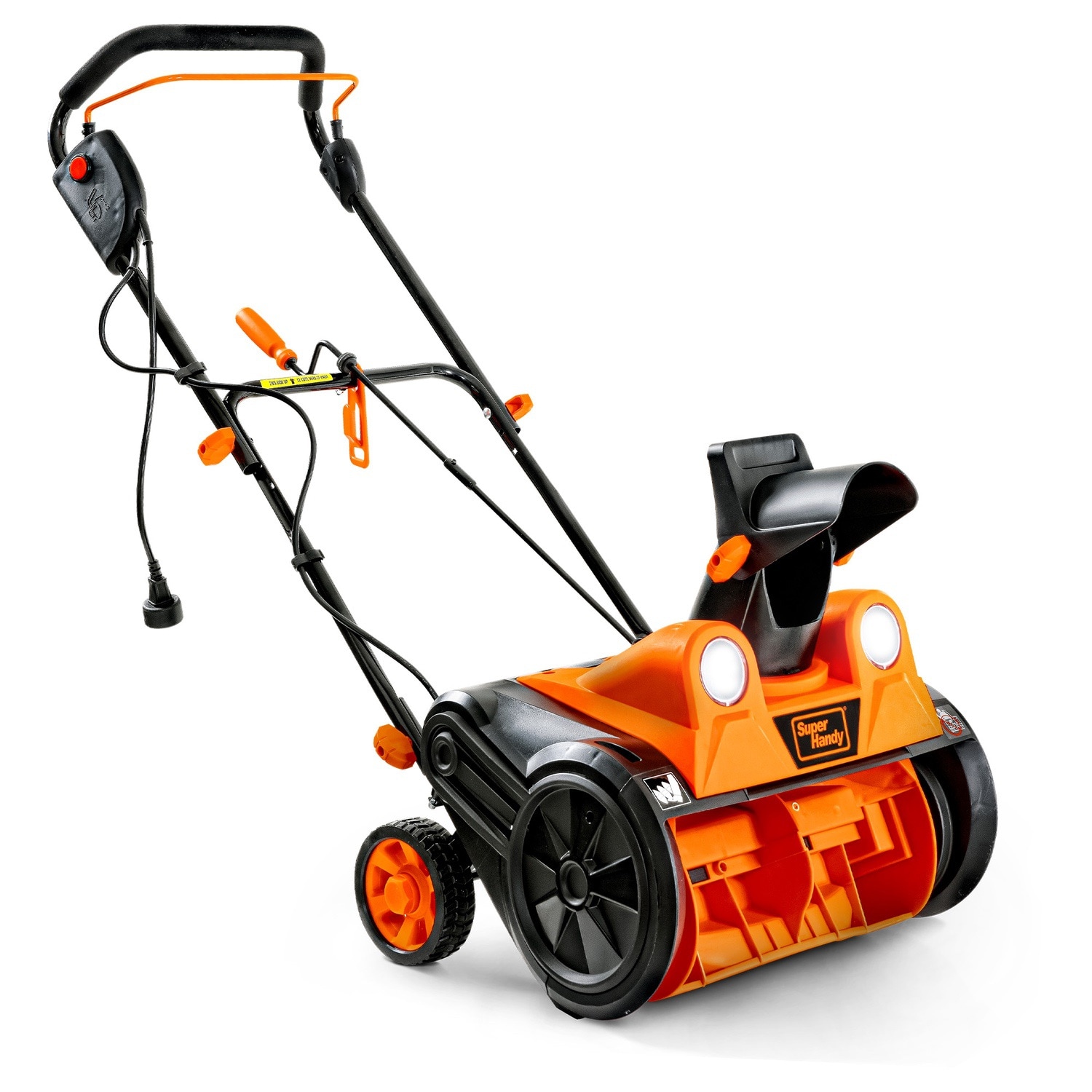 SuperHandy GUT110 Walk-Behind Snow Blower 18-Inches Single-stage Push Corded Electric Snow Blower Powered snow shovel