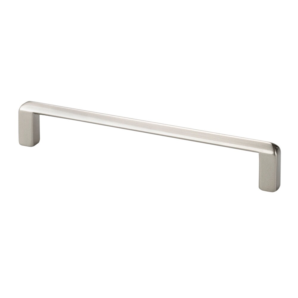 Topex Hardware 8-1020012835 Italian Designs 5/8-in Center to Center Satin Nickel Rectangular Handle Drawer Pulls