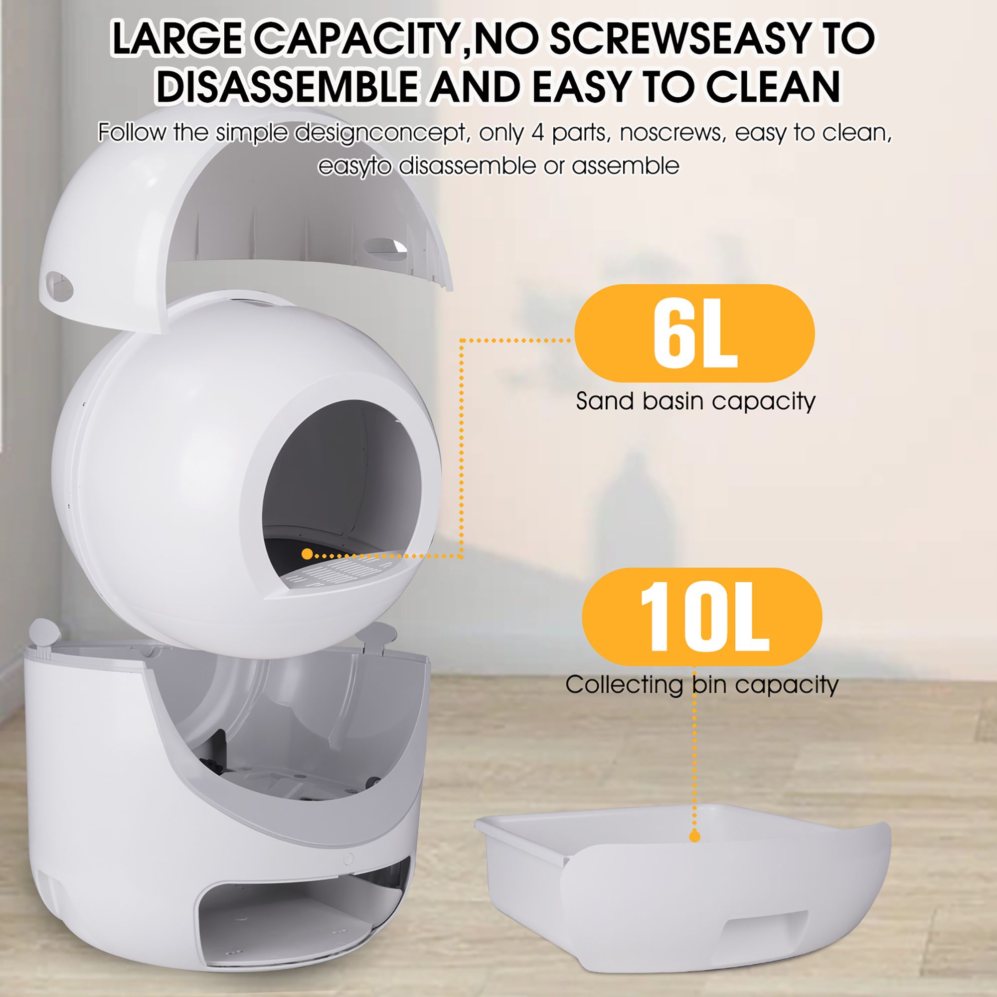 Maocao Hoom JLS00005 Cat-Litter-Box - View #5