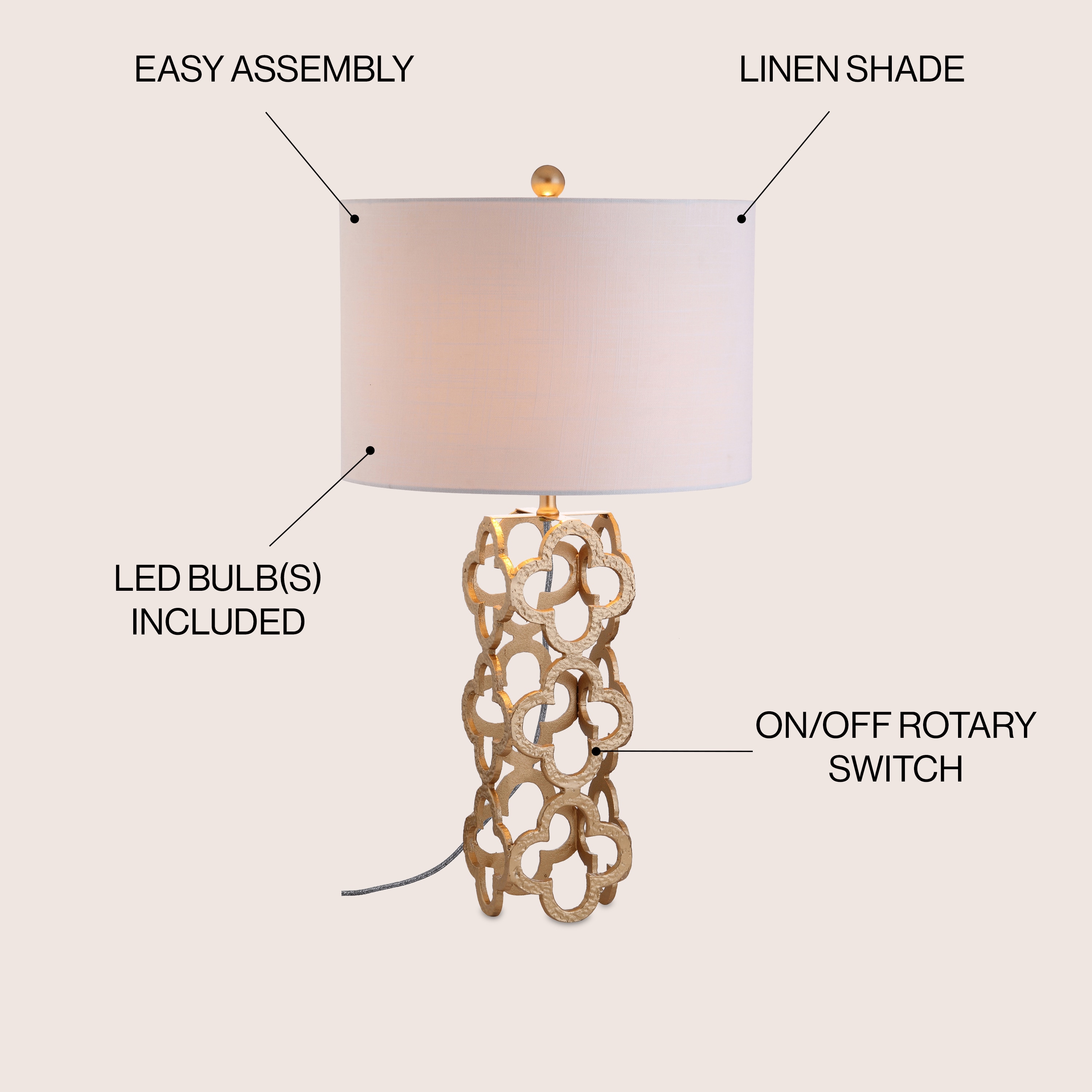 JONATHAN  Y JYL1090A Table-Lamps - View #3