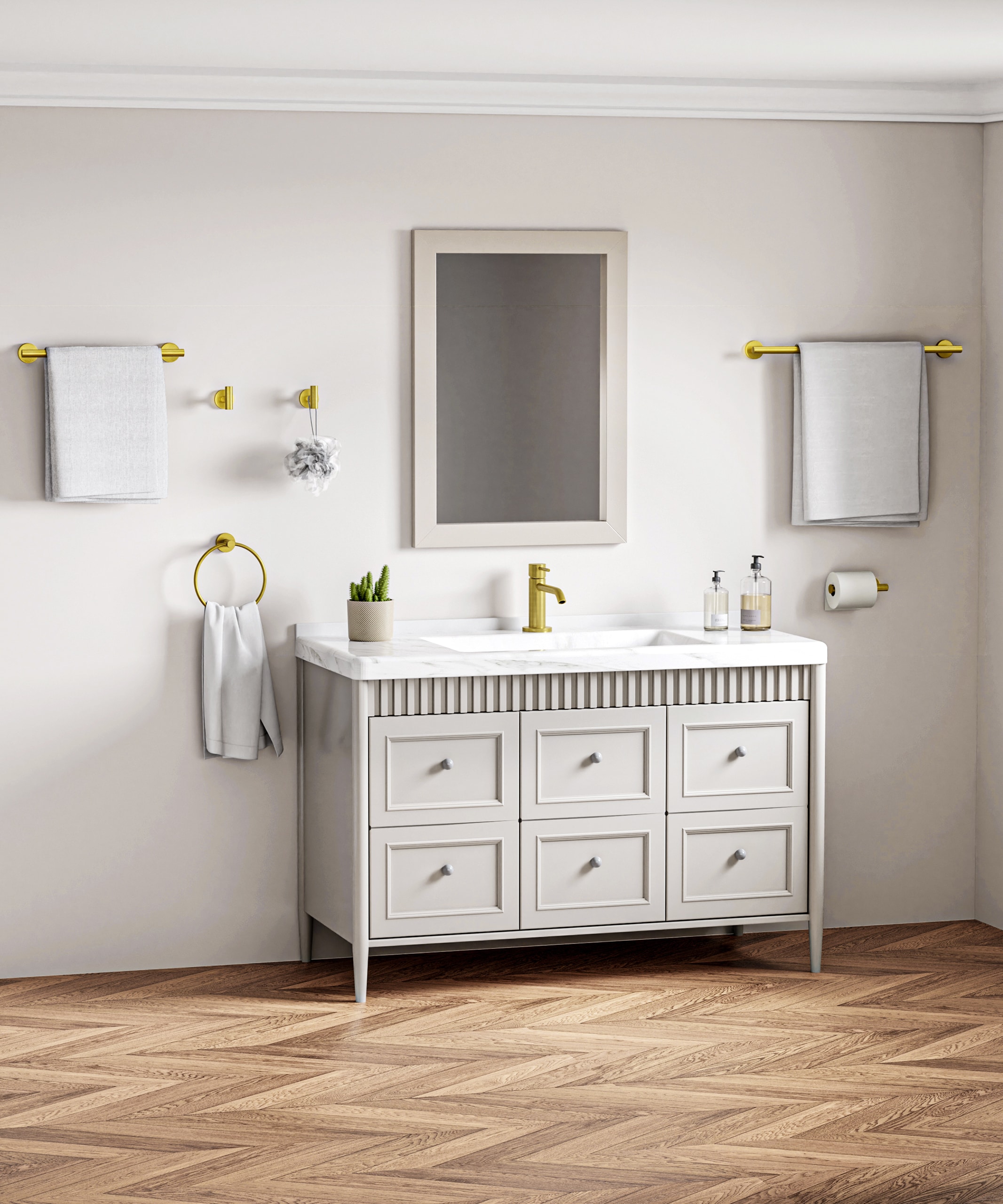 BWE A-91020-6-BG Decorative-Bath-Hardware-Kits - View #6