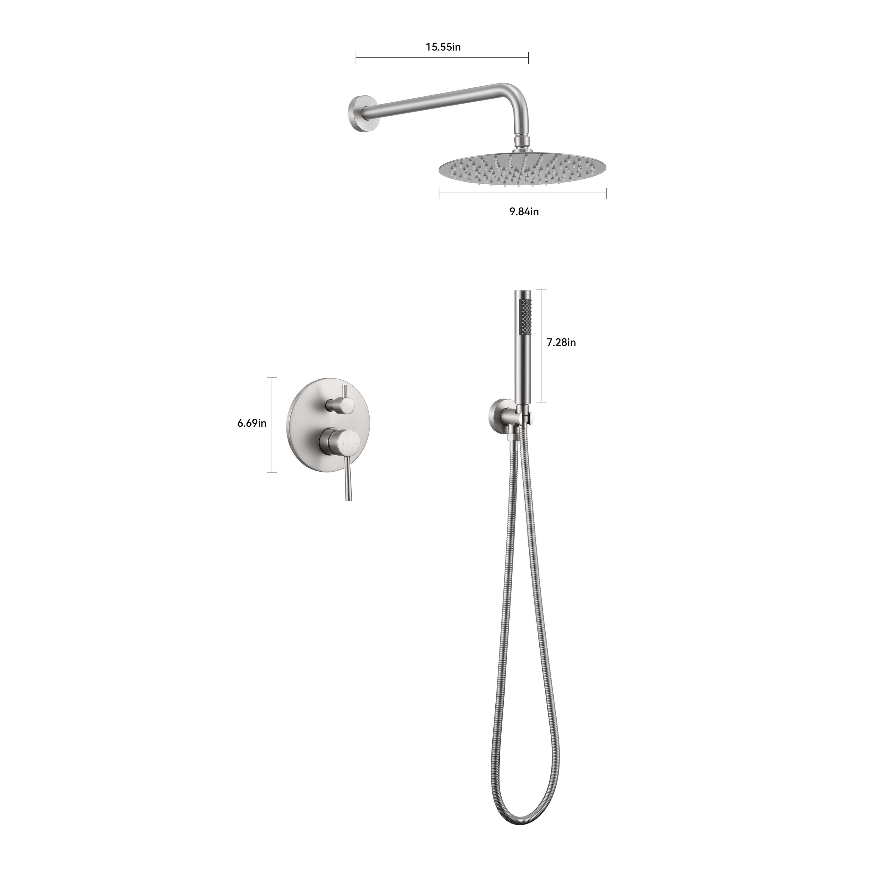 Flynama RB-QY-0769 Showerhead-Bar-Panels - View #3