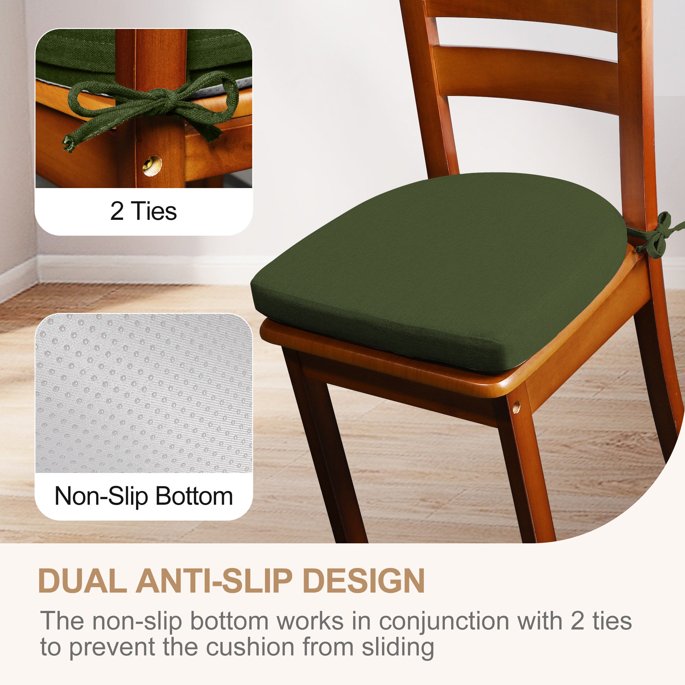 AAAAAcessories LS-DCCLU-SHENLV-2P Indoor-Chair-Cushions - View #4