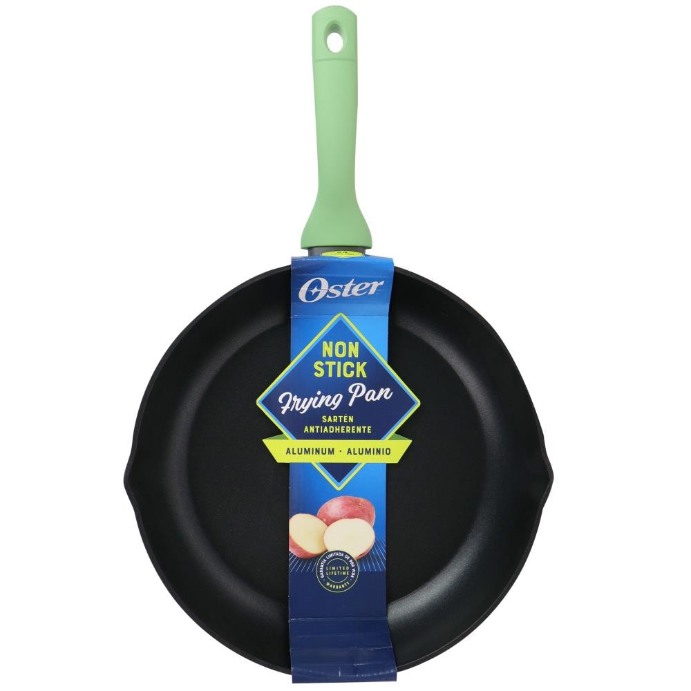 Oster Claiborne 12 Inch Aluminum Frying Pan in Charcoal Grey - Non