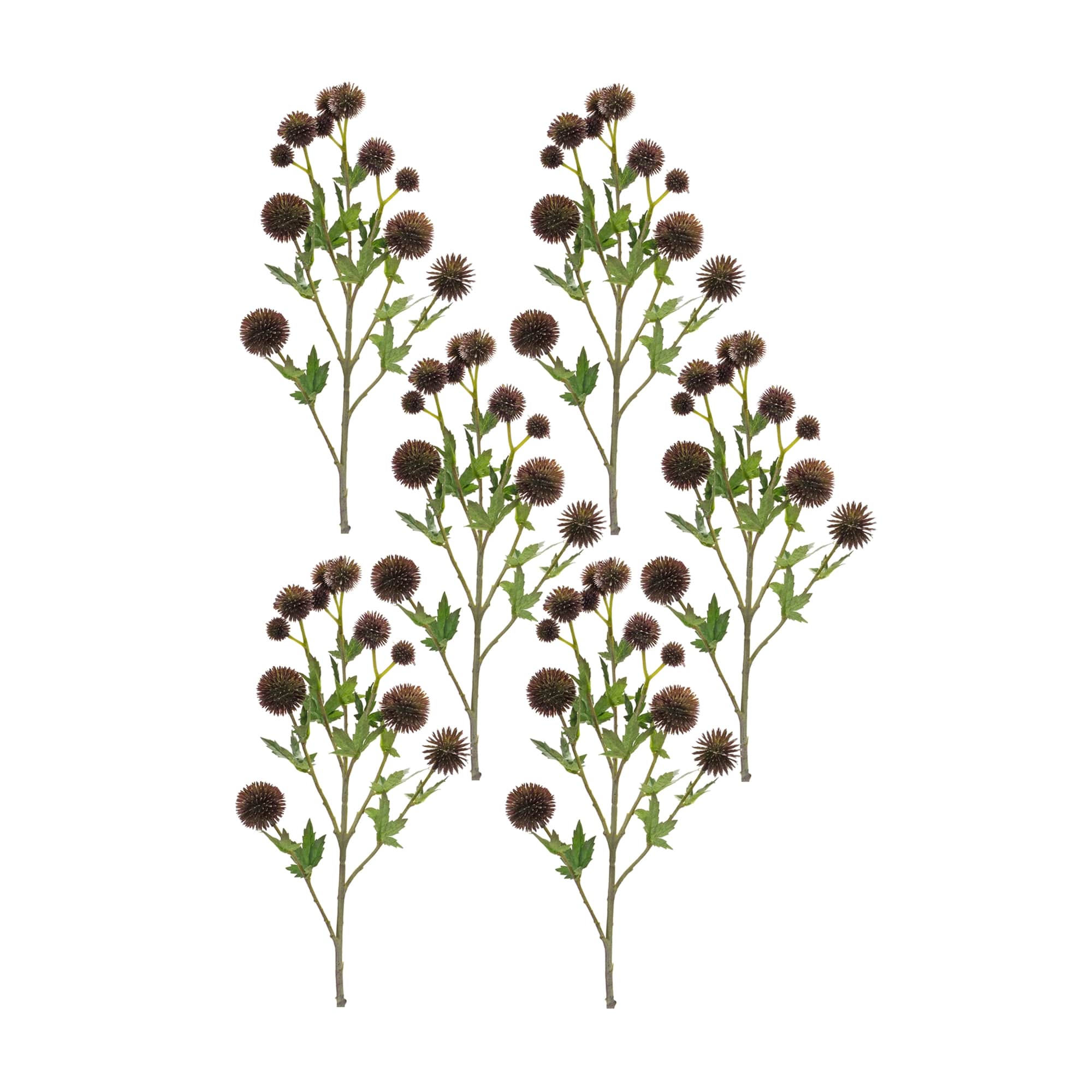 Melrose International 85361DS Allium Spray (Set of 6) 26H Plastic/Polyester
