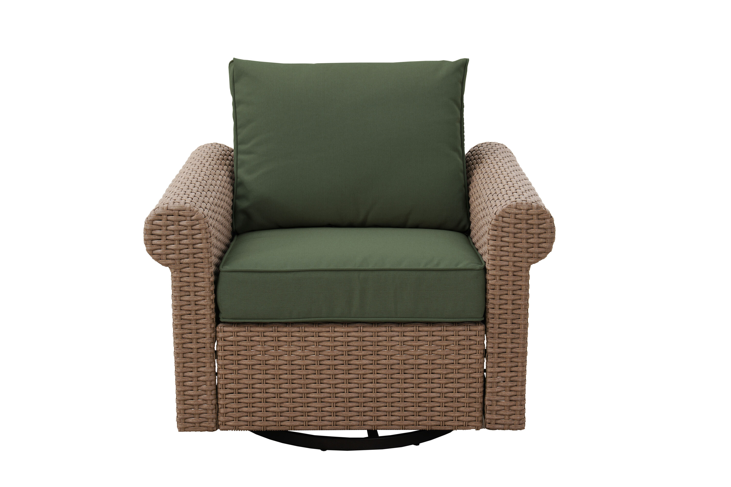 Wicker discount pillow chair